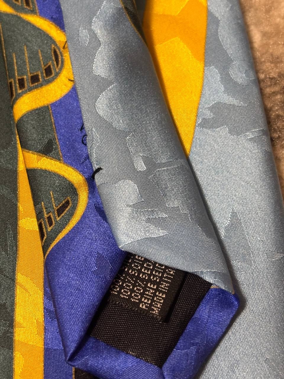 Vintage RICCARDO GABRIELE VINTAGE Silk tie Made in Italy Size ONE SIZE - 6 Thumbnail