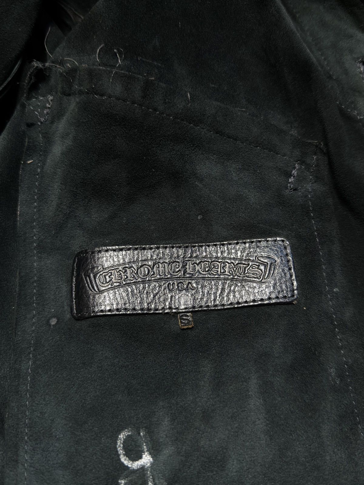 Chrome Hearts Leather Fleur Cross Patch Western Shirt Size US S / EU 44-46 / 1 - 8 Thumbnail