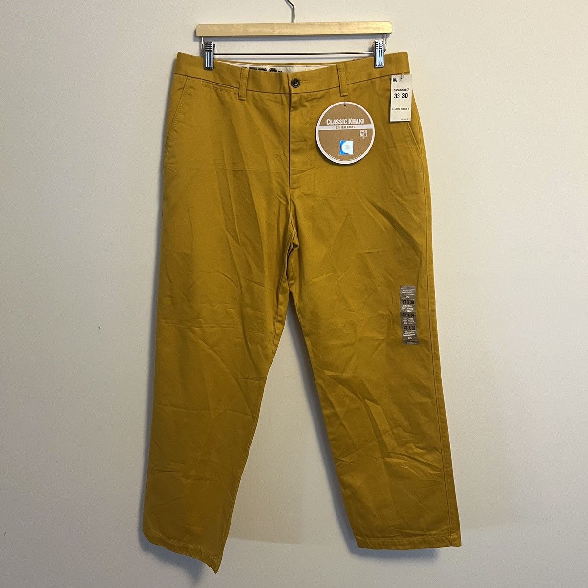 Dockers × NCAA Dockers Mizzou Tigers D3 Flat Front Game Day Khakis Size US 33 - 1 Thumbnail