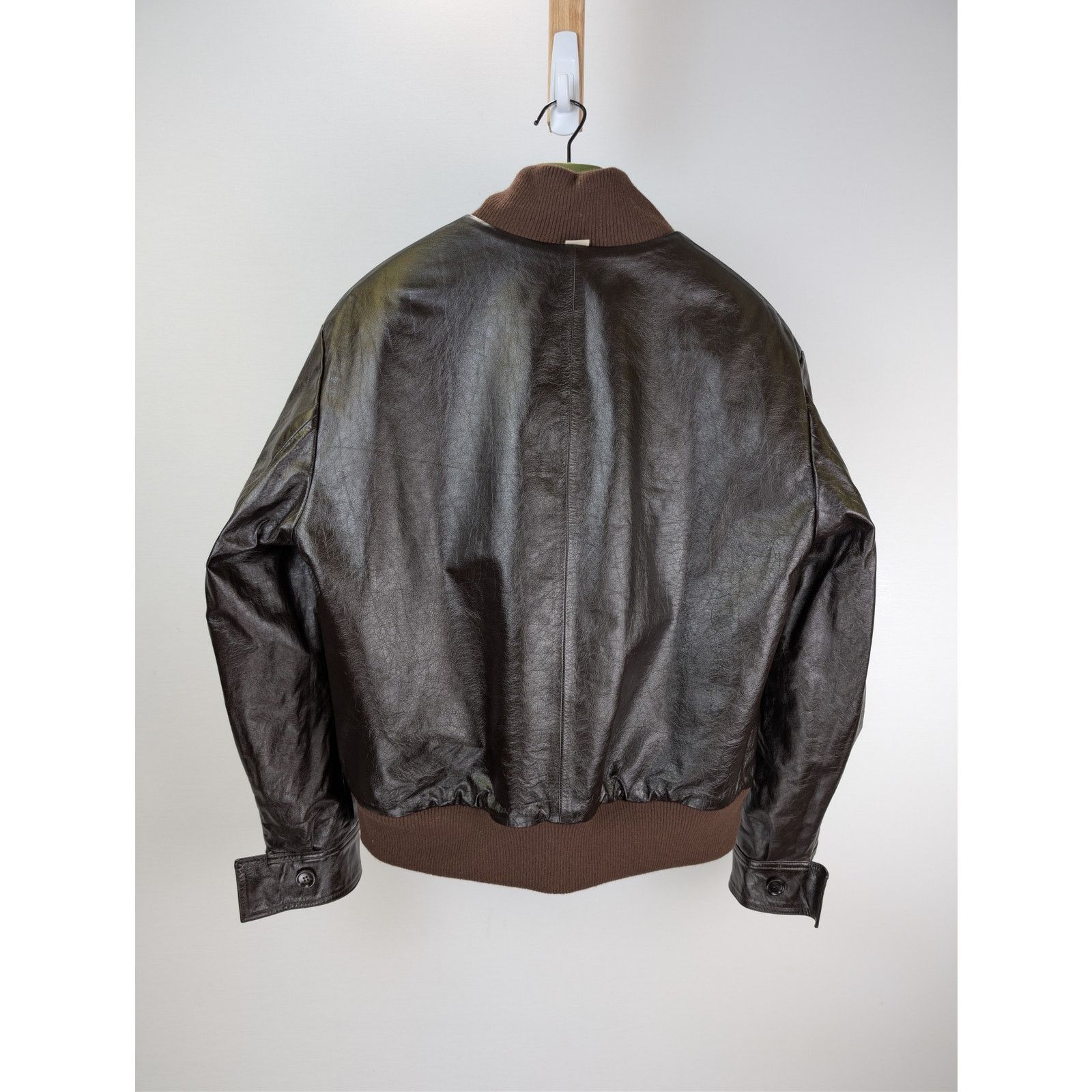 Gucci o1rshd1 Reversible Soft Calf Jacket in Dark Brown/Mix Size US L / EU 52-54 / 3 - 13 Thumbnail