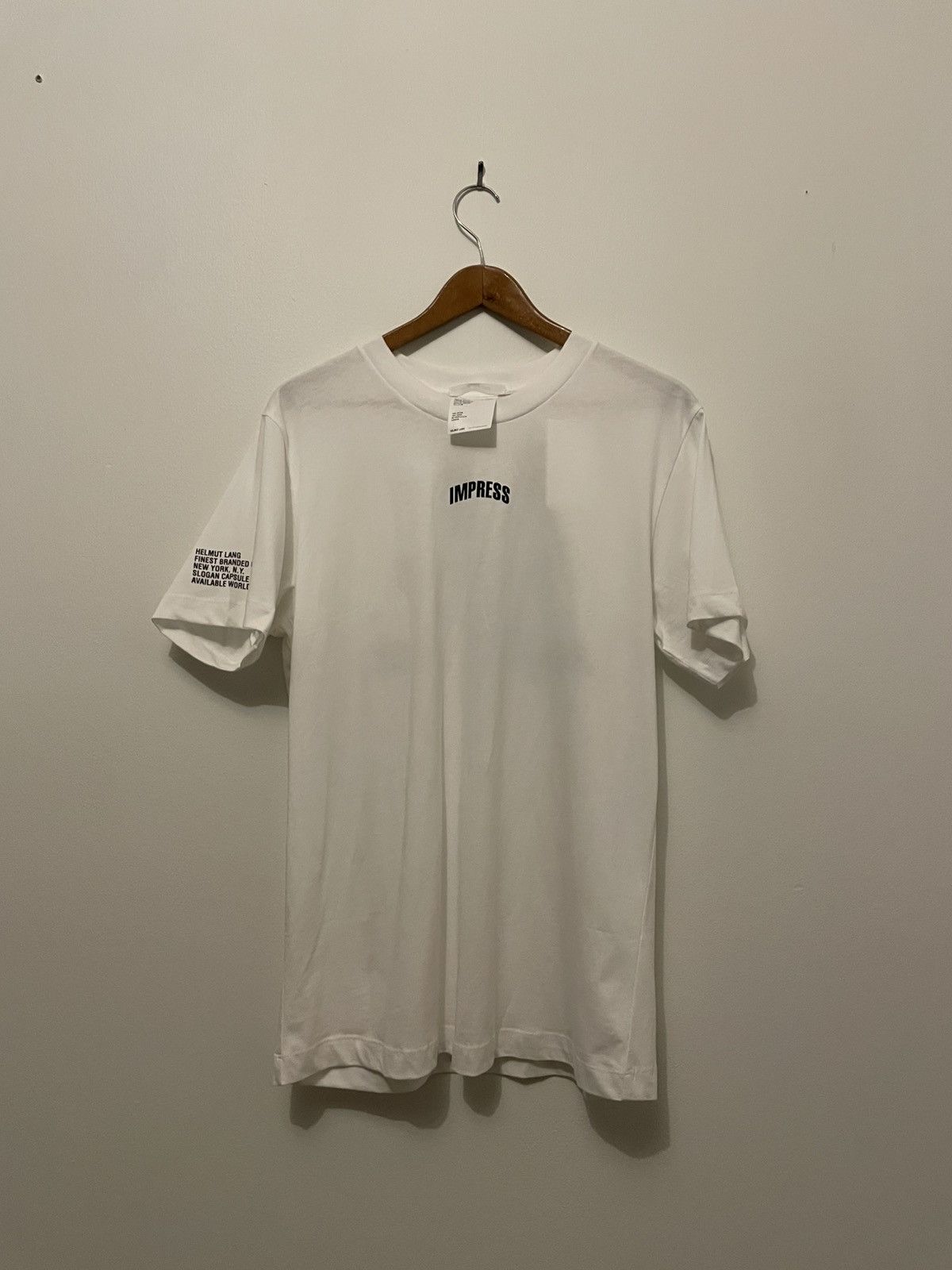 Helmut Lang Helmut Lang “Impress” tee Size US S / EU 44-46 / 1 - 1 Thumbnail