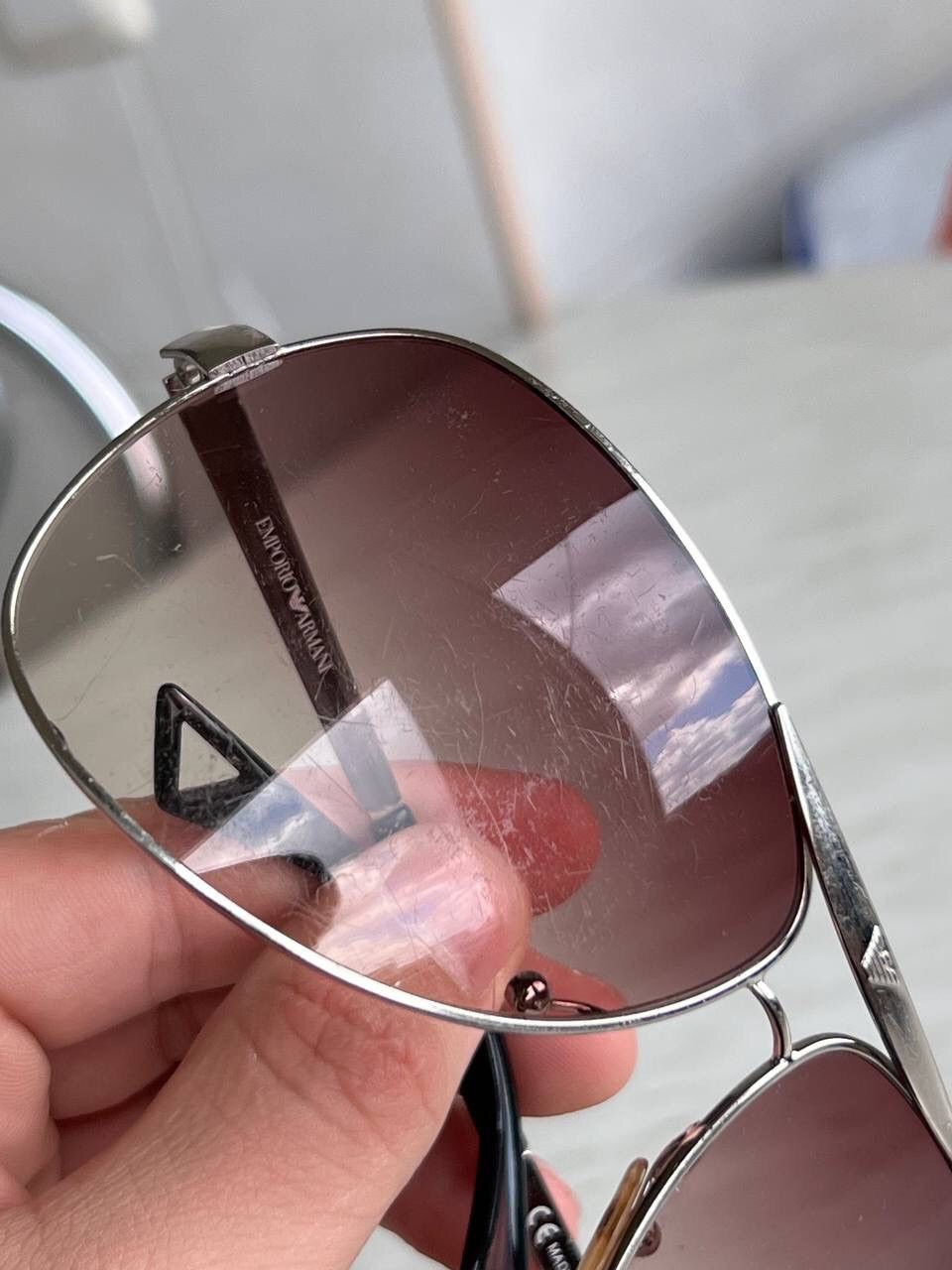 Emporio Armani × Vintage Vintage Emporio Armani Sunglasses Punk Rock Eyewear Logo Y2K Size ONE SIZE - 8 Thumbnail
