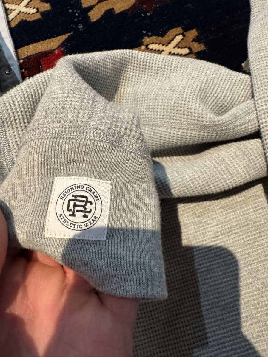 Reigning Champ Reigning Champ Flatback Thermal Cardigan Size US M / EU 48-50 / 2 - 4 Thumbnail