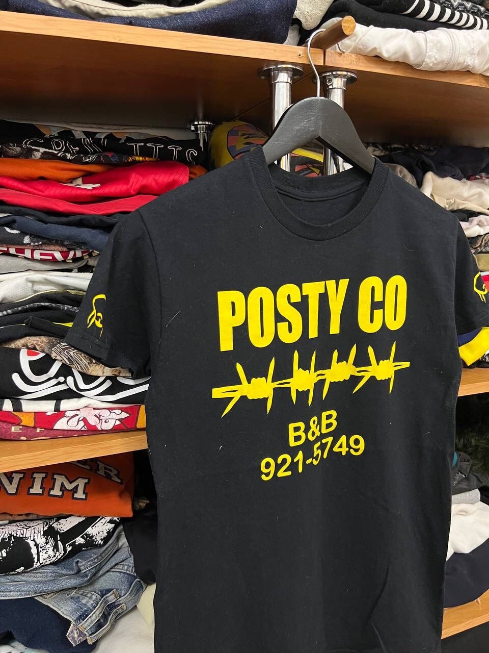 Vintage Posty Co Black Post Malone Beerbongs & Bentleys T-Shirt Size US S / EU 44-46 / 1 - 5 Thumbnail