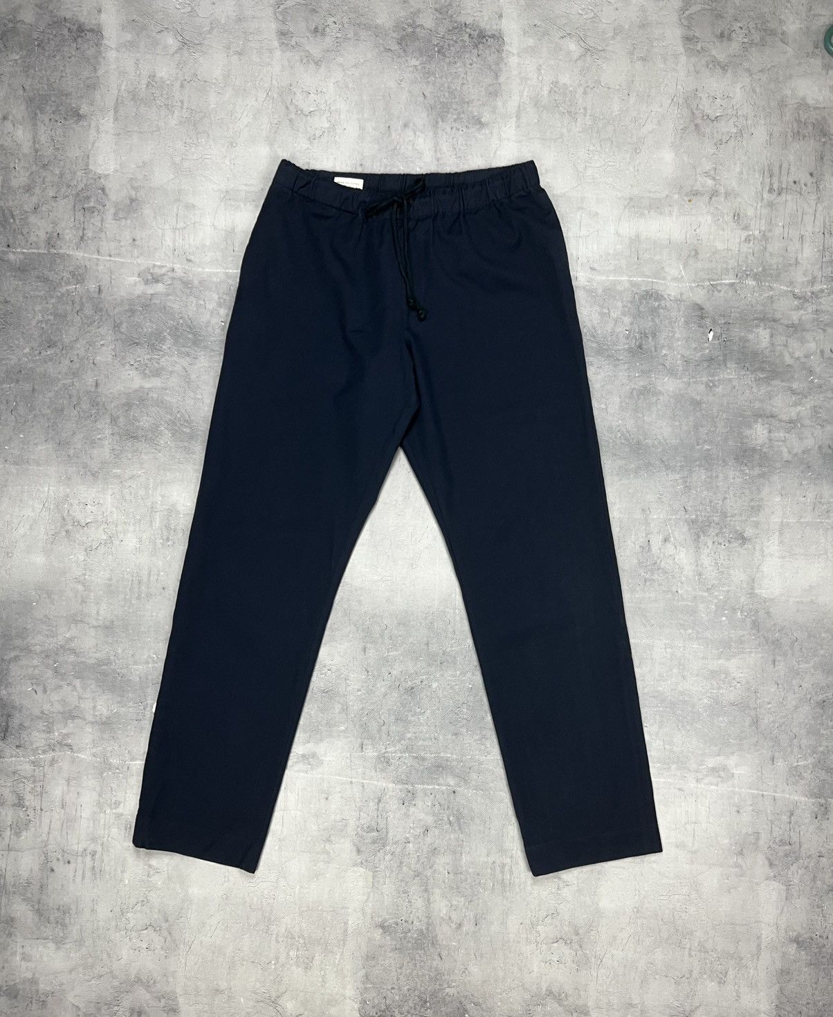 Dries Van Noten Dries Van Noten Navy Blue Mens Wool Chino Baggy Pants Sz 50 Size US 30 / EU 46 - 2 Thumbnail