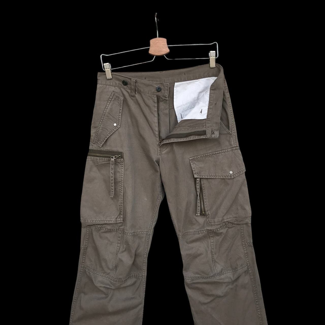 PPFM BJ03-44 RARE PPFM MILITARY TRACKTOR CARGO PANT DRAWSTRING Size US 30 / EU 46 - 7 Thumbnail