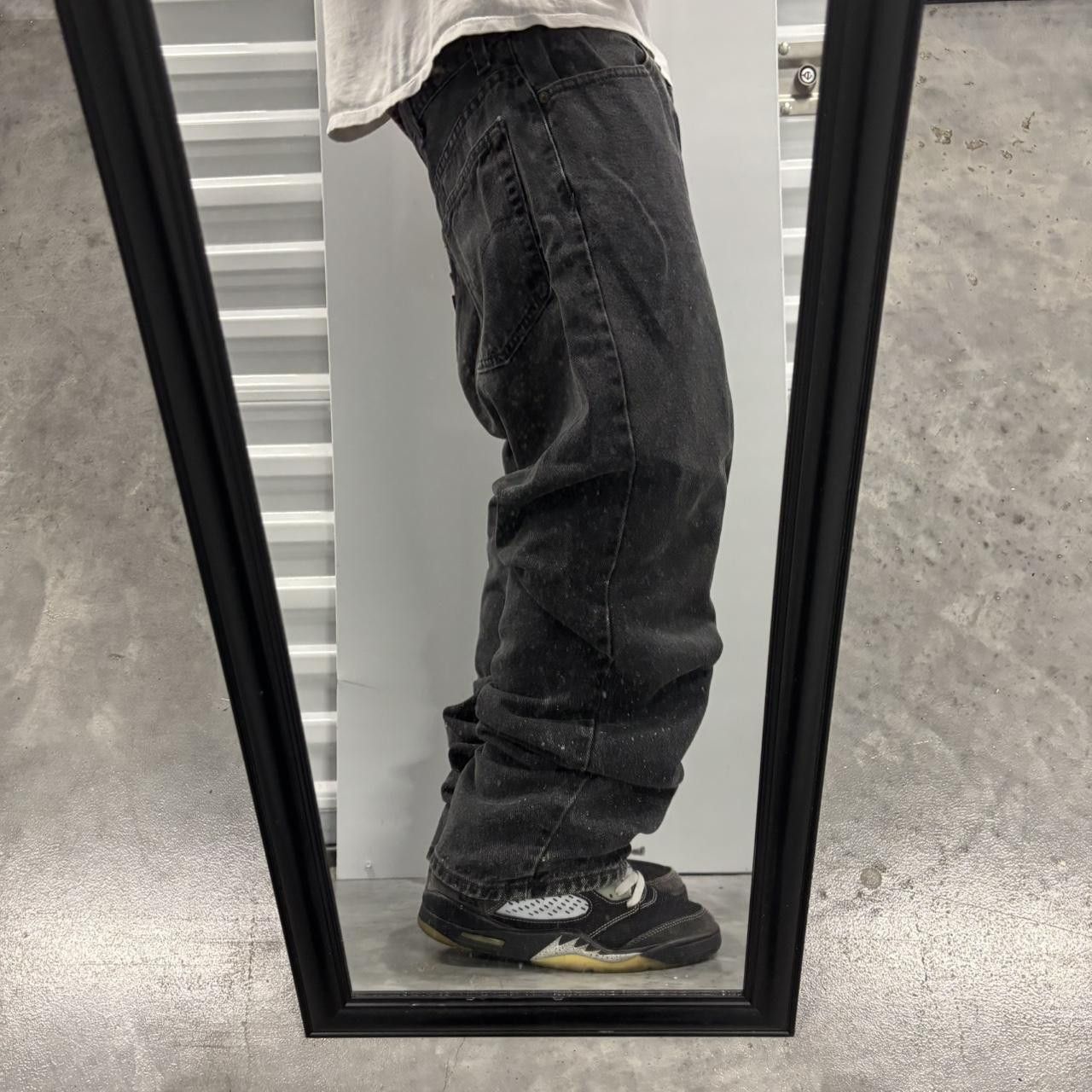 Levi's × Vintage Crazy Vintage Y2K/2000s Grunge Levis Black Essential Denim Jeans! Size US 38 / EU 54 - 2 Thumbnail