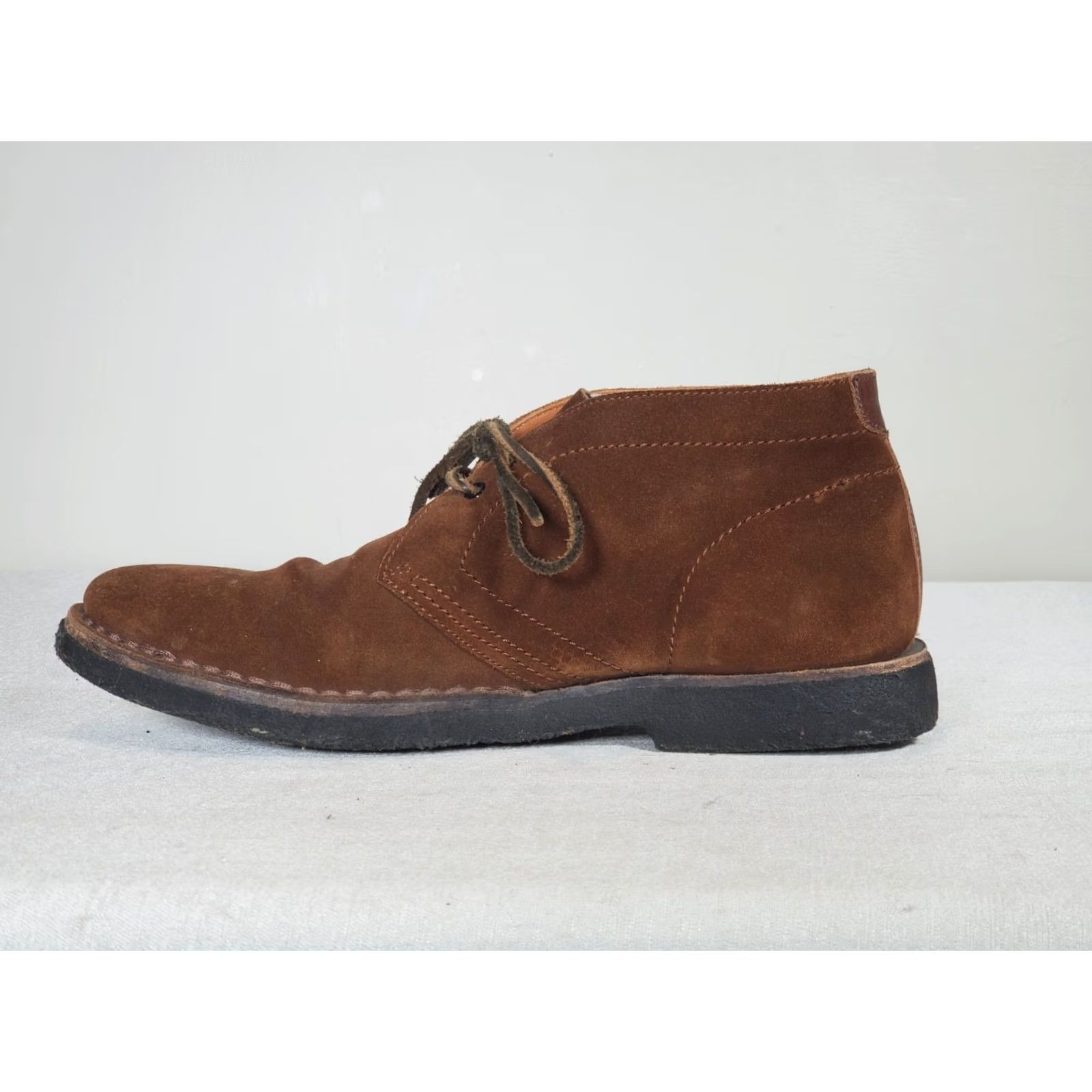 Frye Frye Arden Chukka Boots Brown Suede 81380 Crepe Sole Mens US 11 Size US 11 / EU 44 - 3 Thumbnail