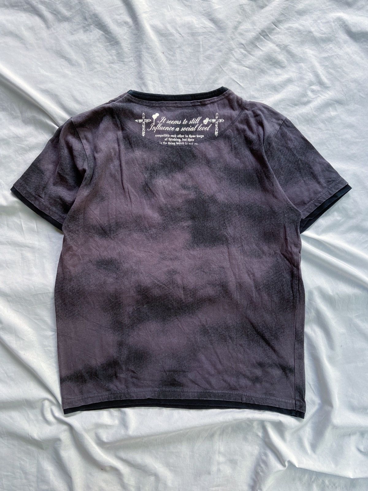Isamu Katayama Backlash BEAUMERE DOUBLE LAYER PUNK ARISTOCRATIC QUOTES TEE Size US L / EU 52-54 / 3 - 8 Thumbnail