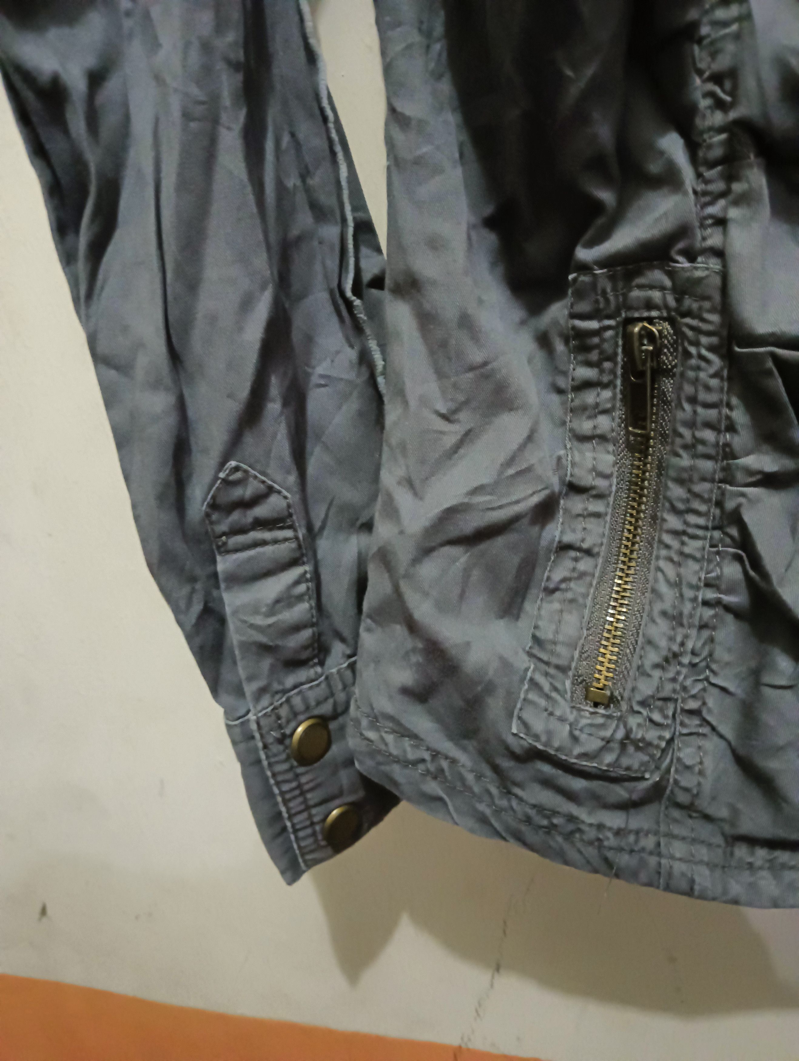 Other JESSY LOGAN GREEN ARMY ZIP@XBUTTON JACKET Size US M / EU 48-50 / 2 - 2 Thumbnail