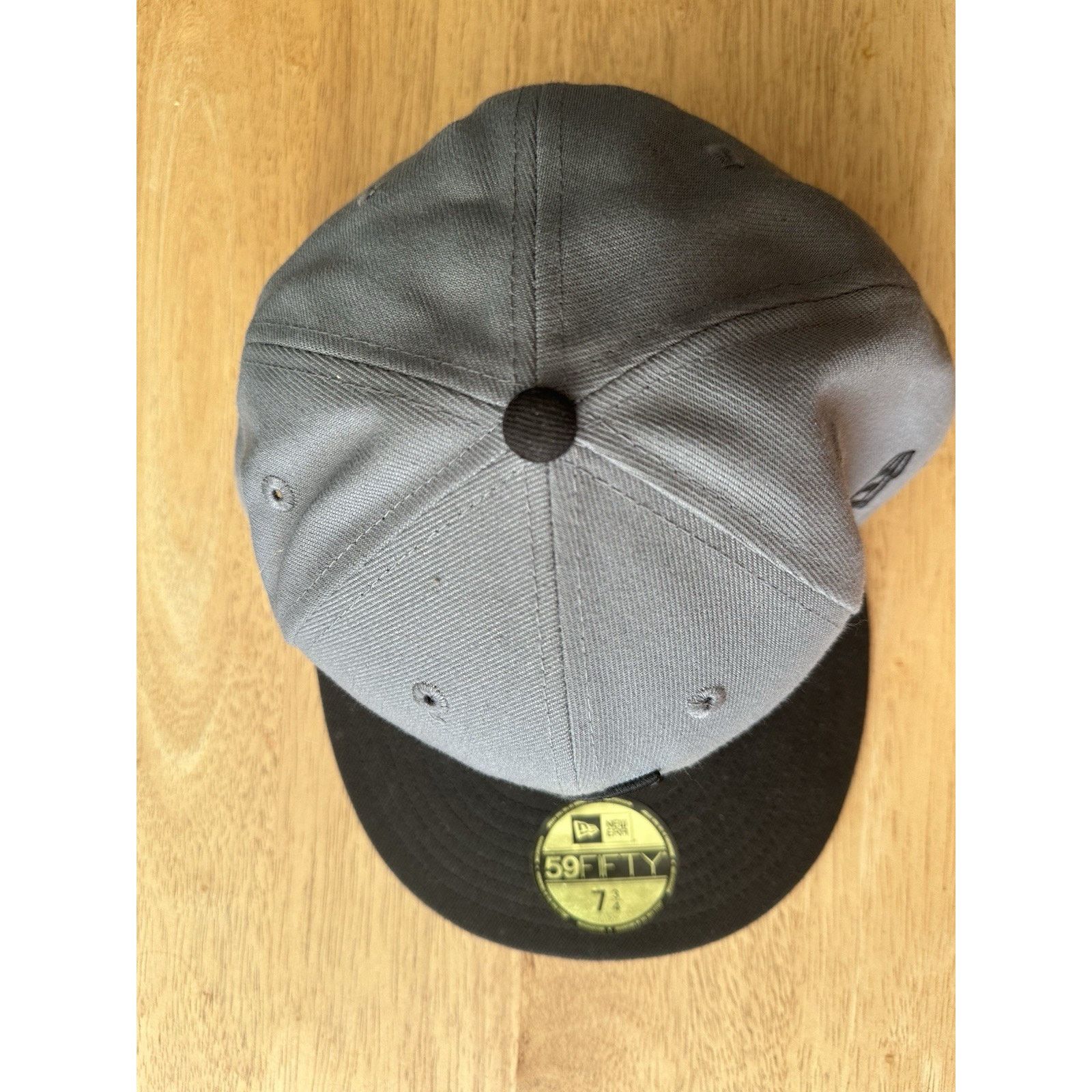 New Era Atlanta Braves New Era 59Fifty Gray/Black Cap/Hat 7 3/4 Size ONE SIZE - 6 Thumbnail
