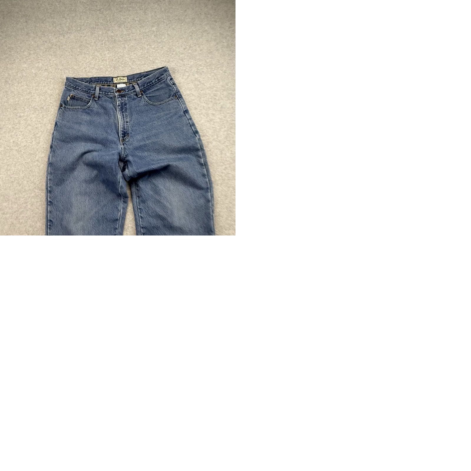 Vintage VINTAGE L.L. Bean Jeans Mens 33x30 Blue Classic Fit Denim Cotton Workwear Plaid Lined Insulated Size US 33 - 9 Thumbnail