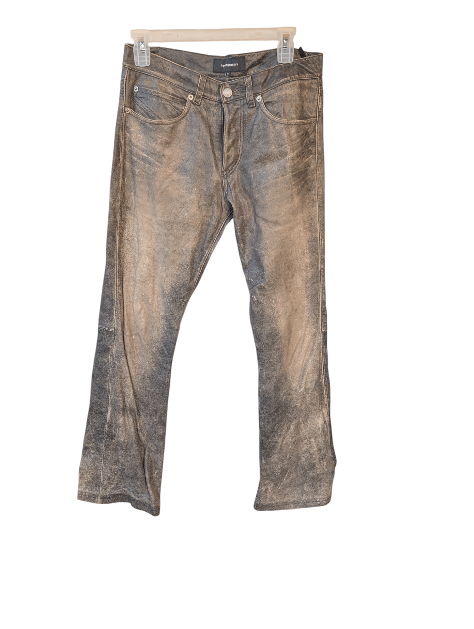 Japanese Brand Vintage Scoopman Japan Leather Pant Size US 30 / EU 46 - 1 Thumbnail