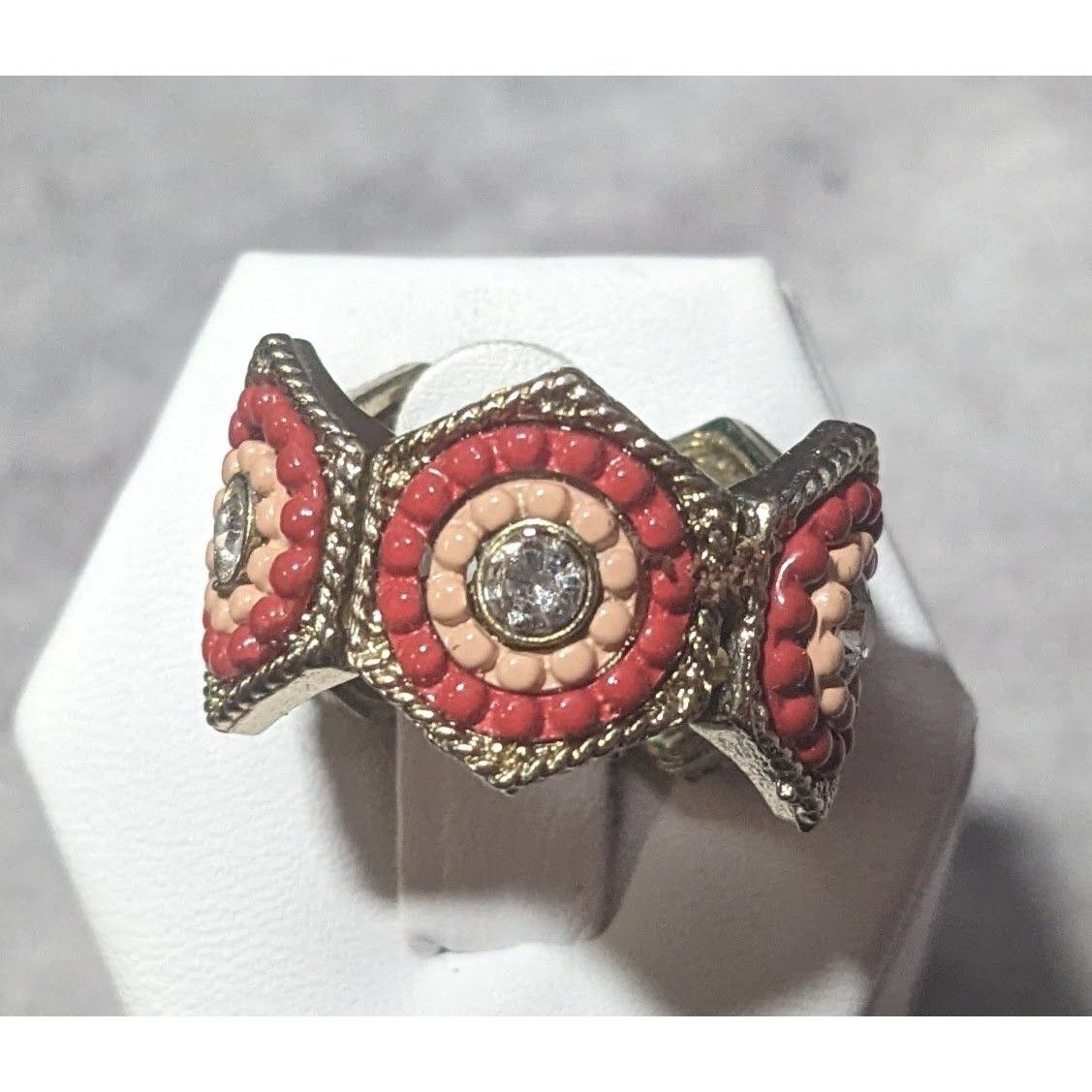 Other Gemmed Bohemian Geometric Stretch Ring Size 7 1/2 Size ONE SIZE - 1 Thumbnail