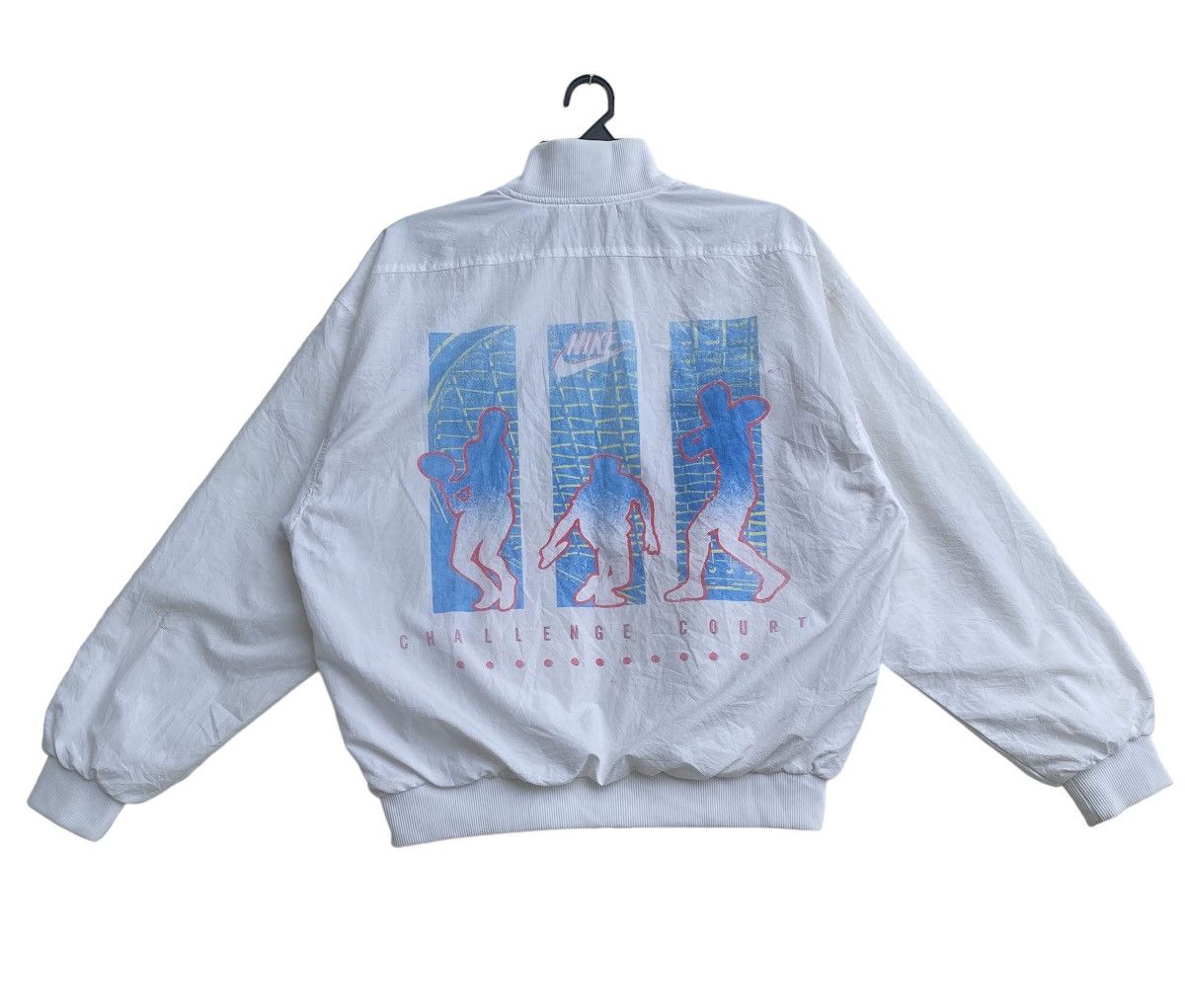 Vtg 90s Nike Challange Court for japan market bomber jacket