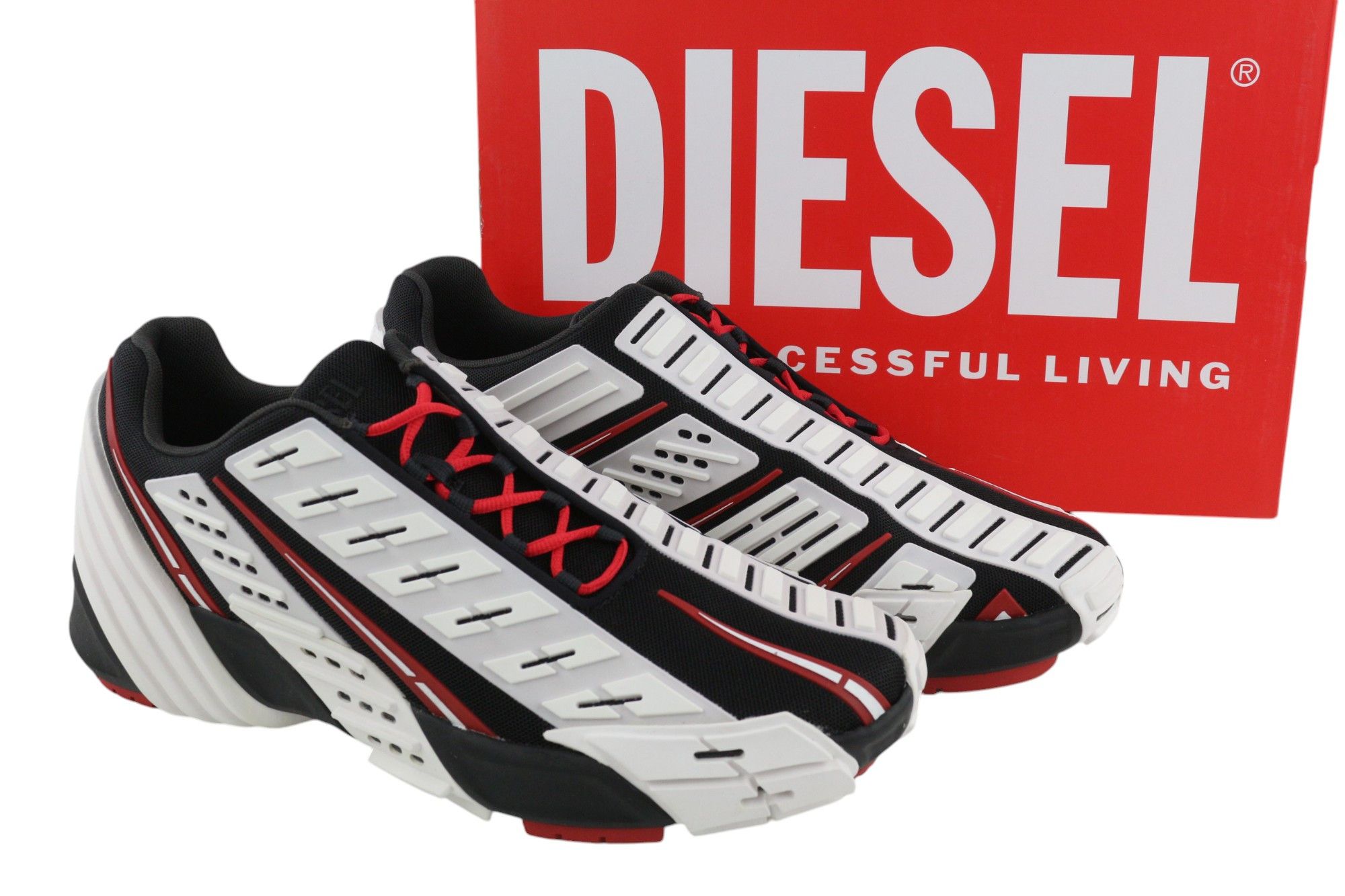 Diesel S-PROTOTYPE LOW EU46 White Black Red 81546 Size US 13 / EU 46 - 1 Thumbnail
