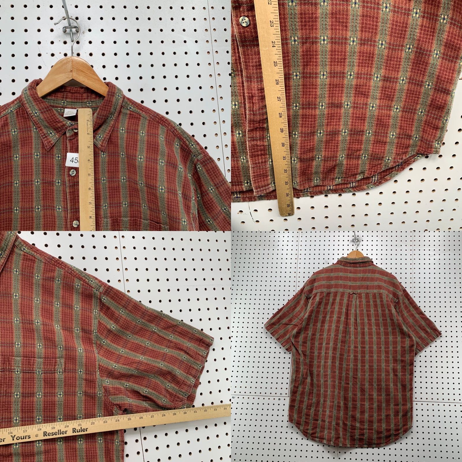 The Territory Ahead VINTAGE Territory Ahead Button Shirt Mens 2XLT Red Western Short Sleeve Button-Up Shirt Size US XXL / EU 58 / 5 - 8 Thumbnail