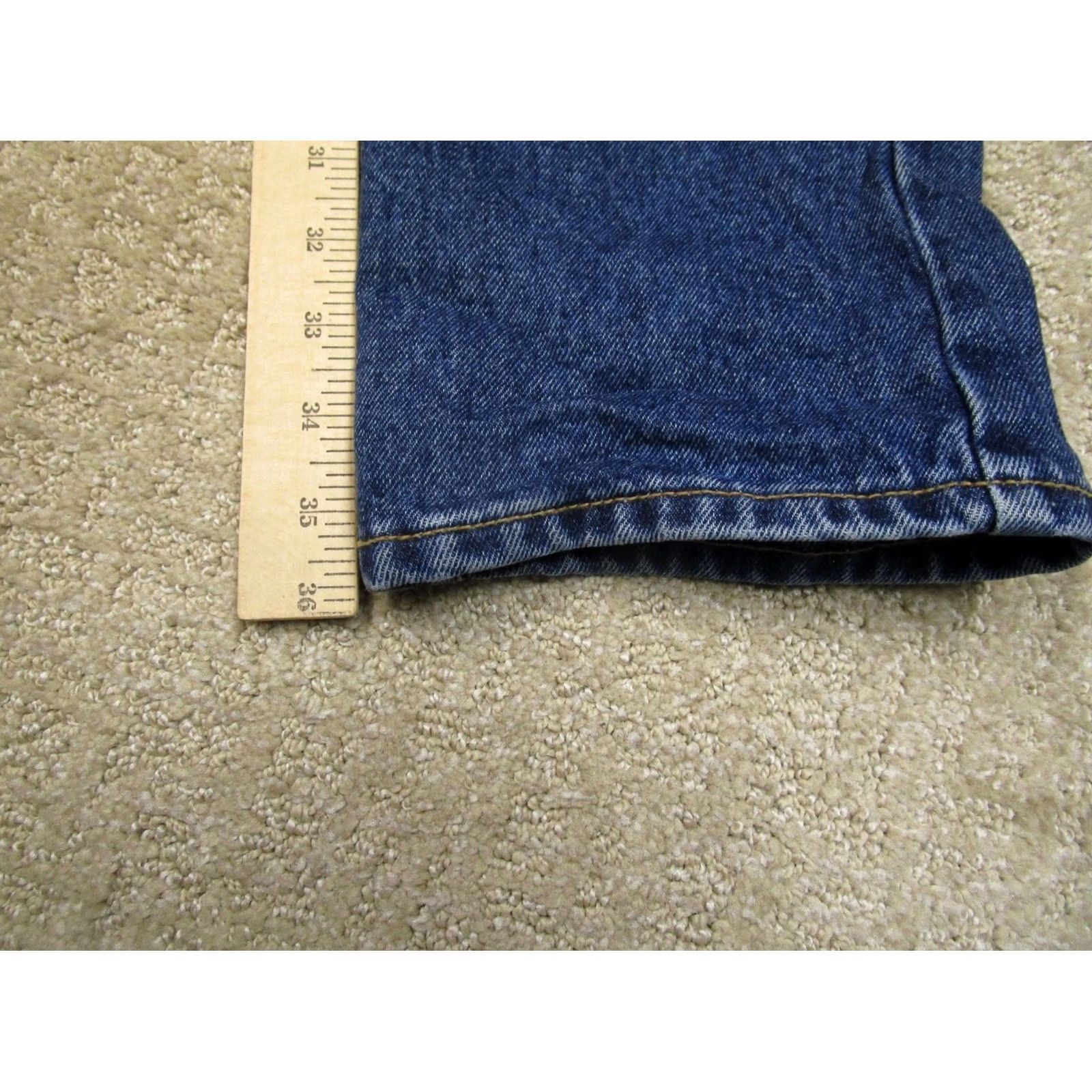 Vintage VINTAGE Lawman Jeans Women 4 Blue Bareback High Rise Riding Denim Dark Wash 90s Cowboy Logo Retro Southwestern Women Jeans Size 27" / US 4 / IT 40 - 7 Thumbnail