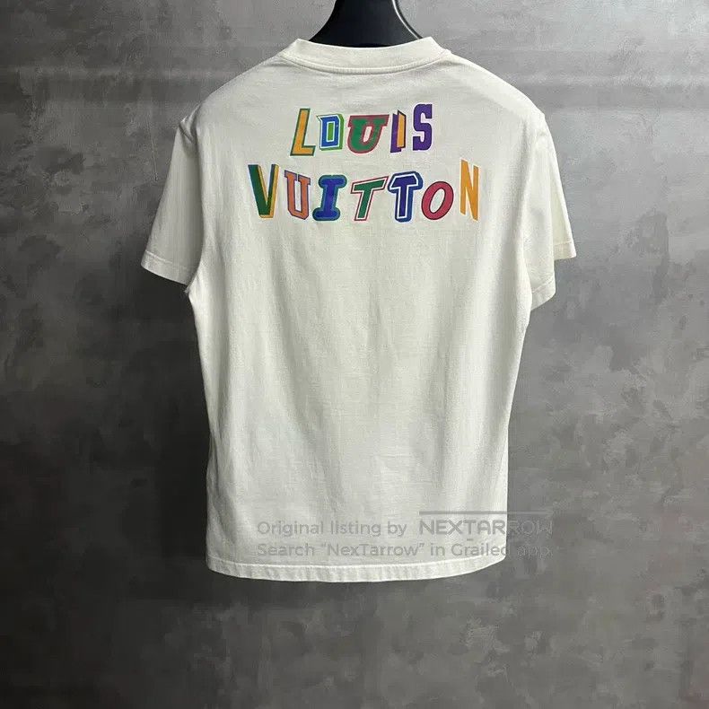 Louis Vuitton Louis Vuitton White Logo monogram print T-shirt short slee Size US XS / EU 42 / 0 - 5 Thumbnail