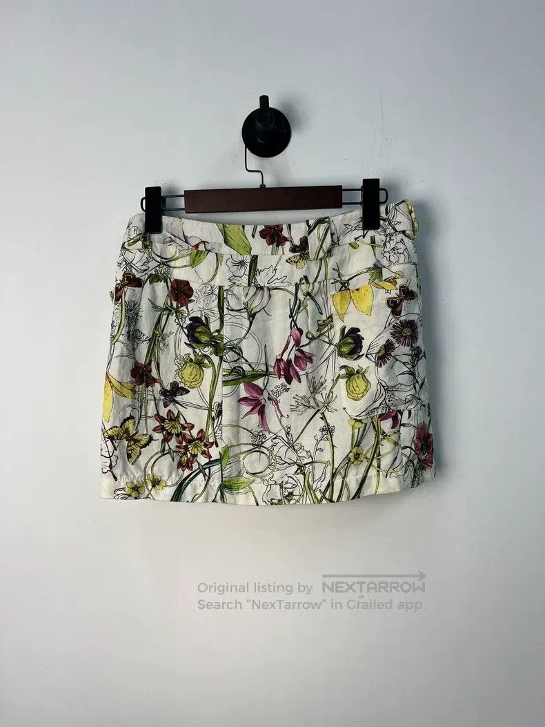 Gucci Gucci Show-style linen skirt Size 24" / US 00 / IT 34 - 1 Thumbnail