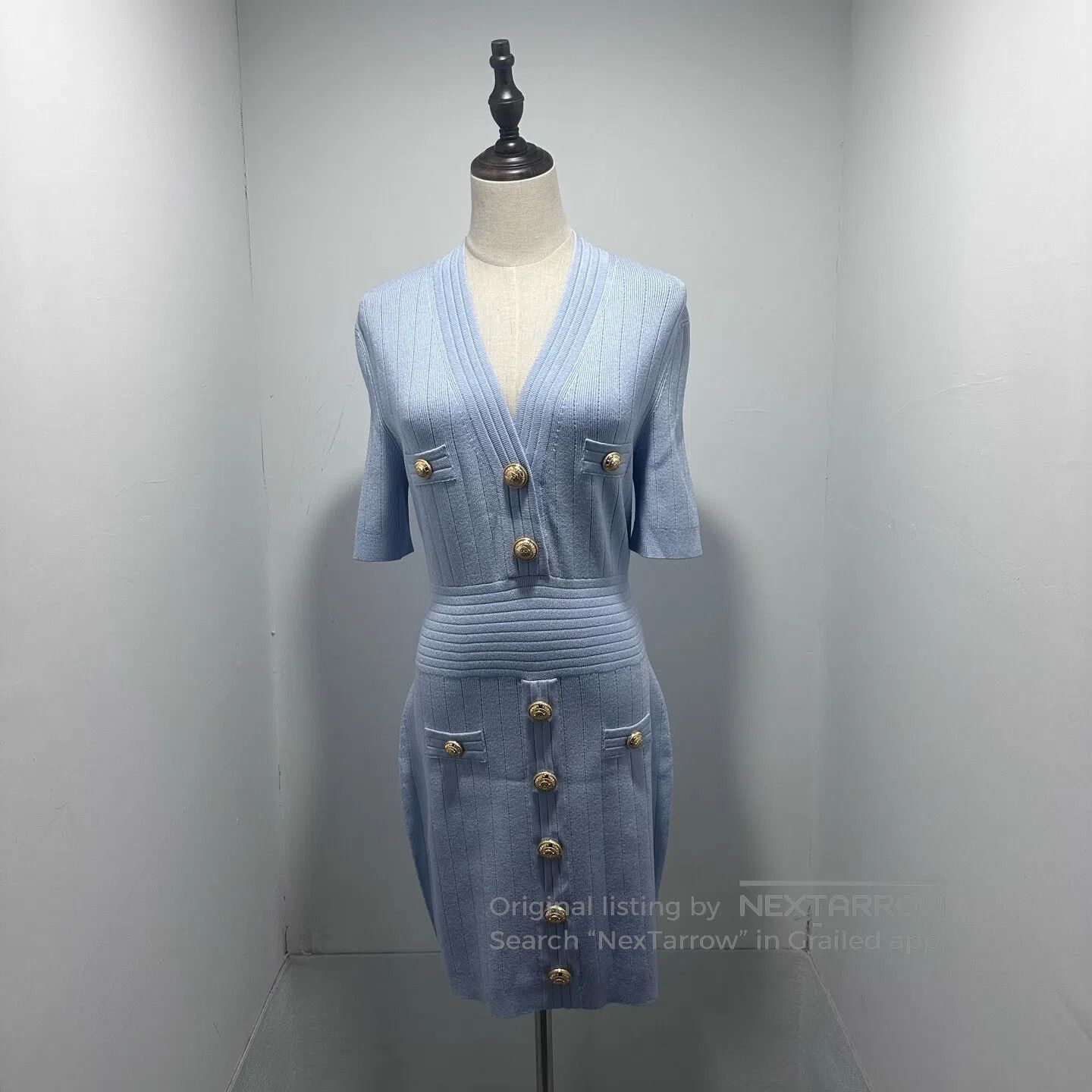 Balmain BALMAIN Knit Dress| Size M / US 6-8 / IT 42-44 - 1 Thumbnail