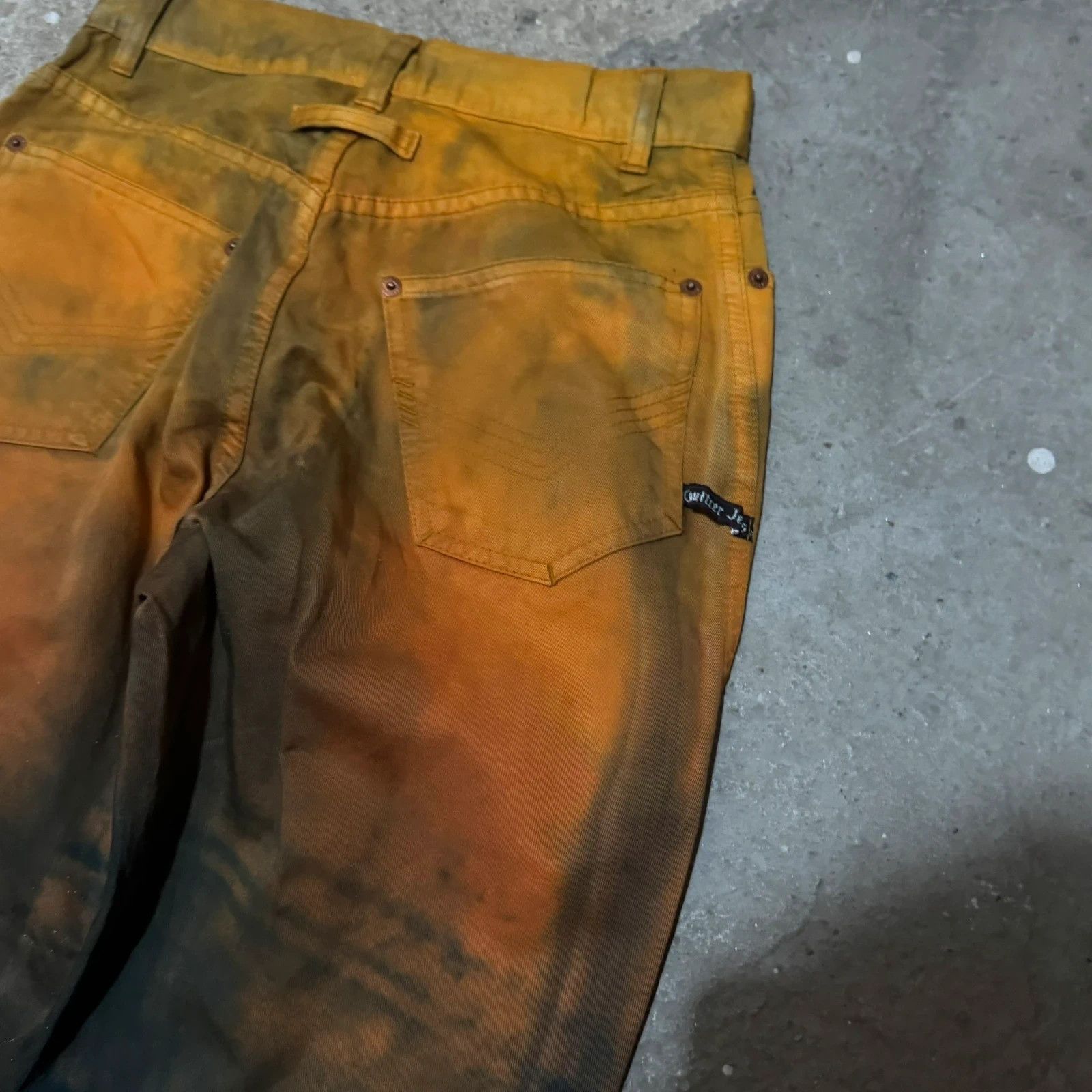 Jean Paul Gaultier Vintage Jean Paul Gaultier gradient dye pants Size 24" / US 00 / IT 34 - 4 Thumbnail