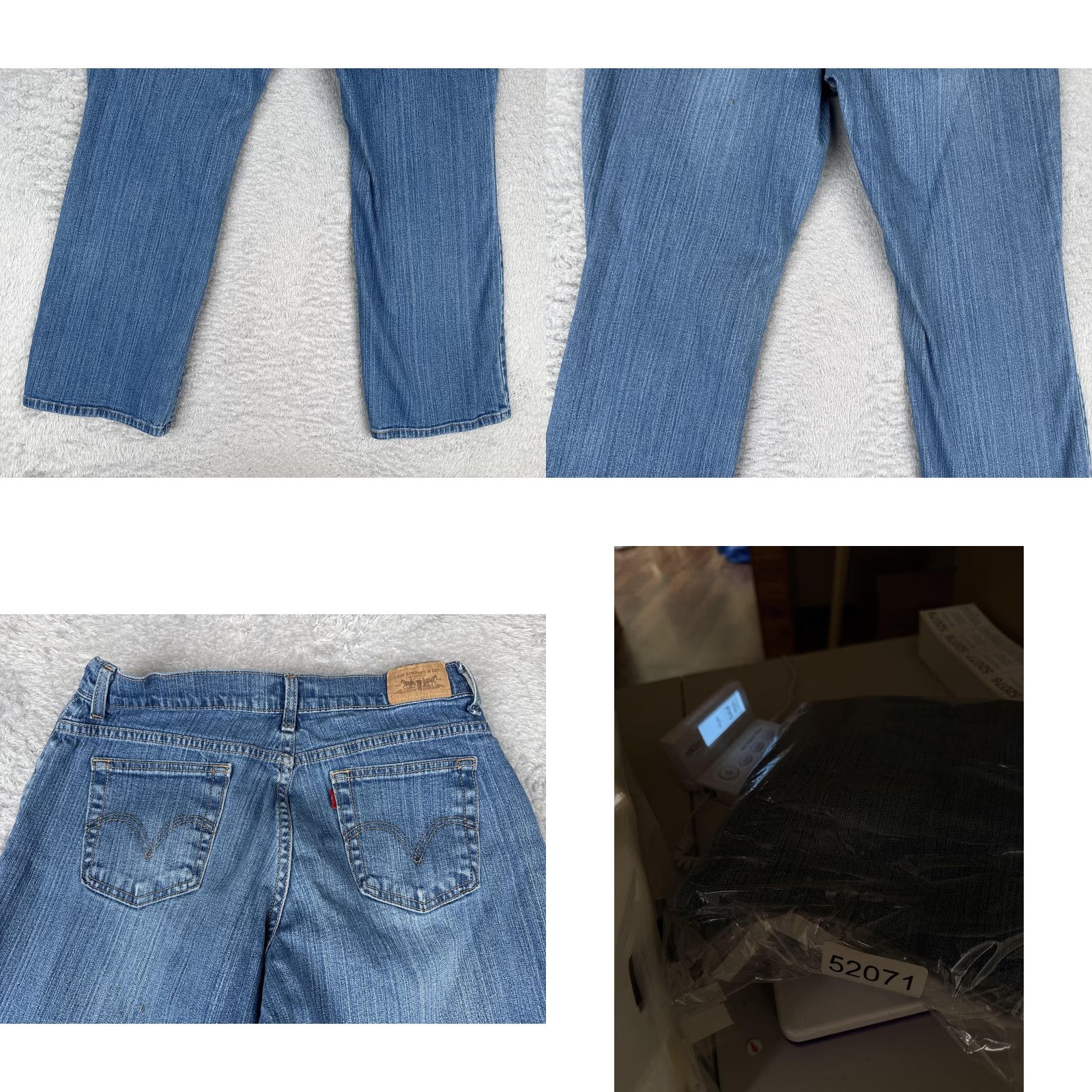 Levi's Levi's 550 Jeans Women's 10 Short Blue Bootcut Mid Rise Denim 28x28 Cotton Spandex Relaxed Jeans Size 32" / US 10 / IT 46 - 10 Thumbnail