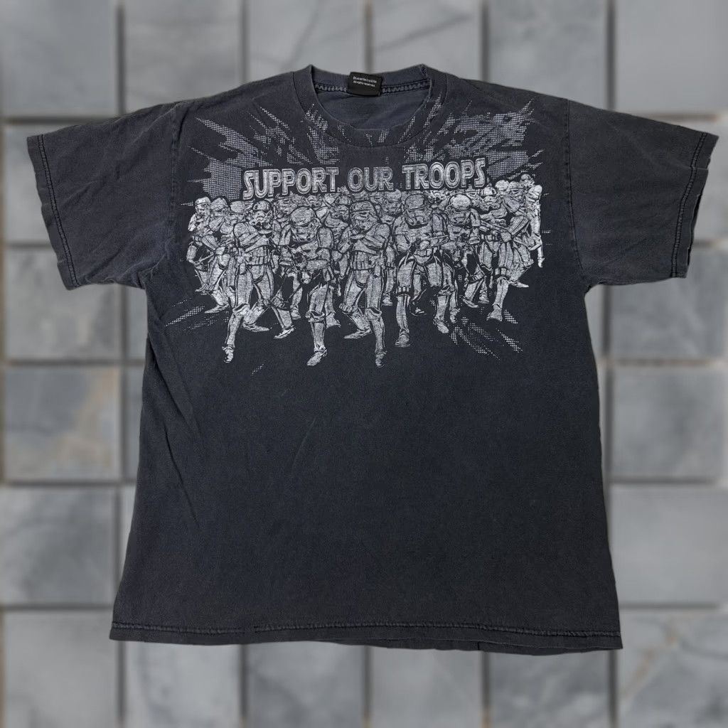 Kith × Star Wars Kith x Star Wars 'Beginning' Vintage Tee Black