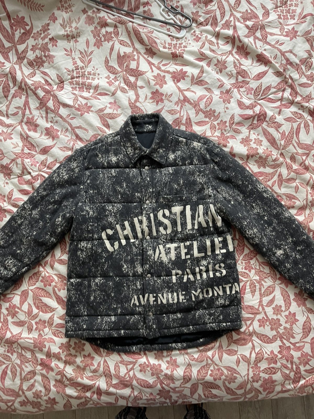 Dior Atelier Quilted overshirt padded jacket M