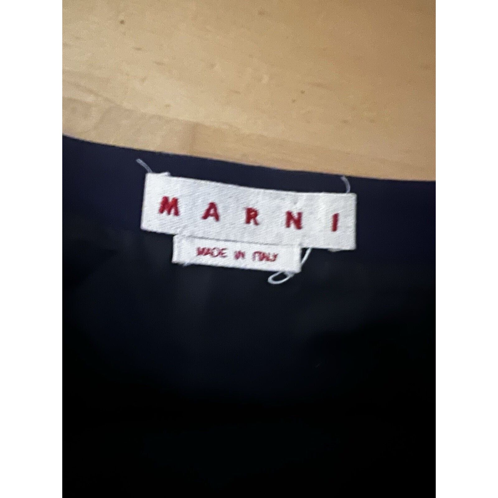 Marni Marni Navy Blue Wool Pinstripe Mini skirt 40 US 8 Size 30" / US 8 / IT 44 - 2 Thumbnail
