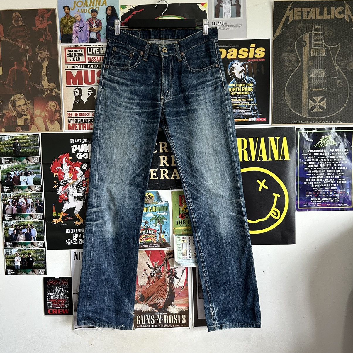 Levi's Vintage Levi’s 502 Y2K Japanese Distressed Denim Size US 30 / EU 46 - 1 Thumbnail