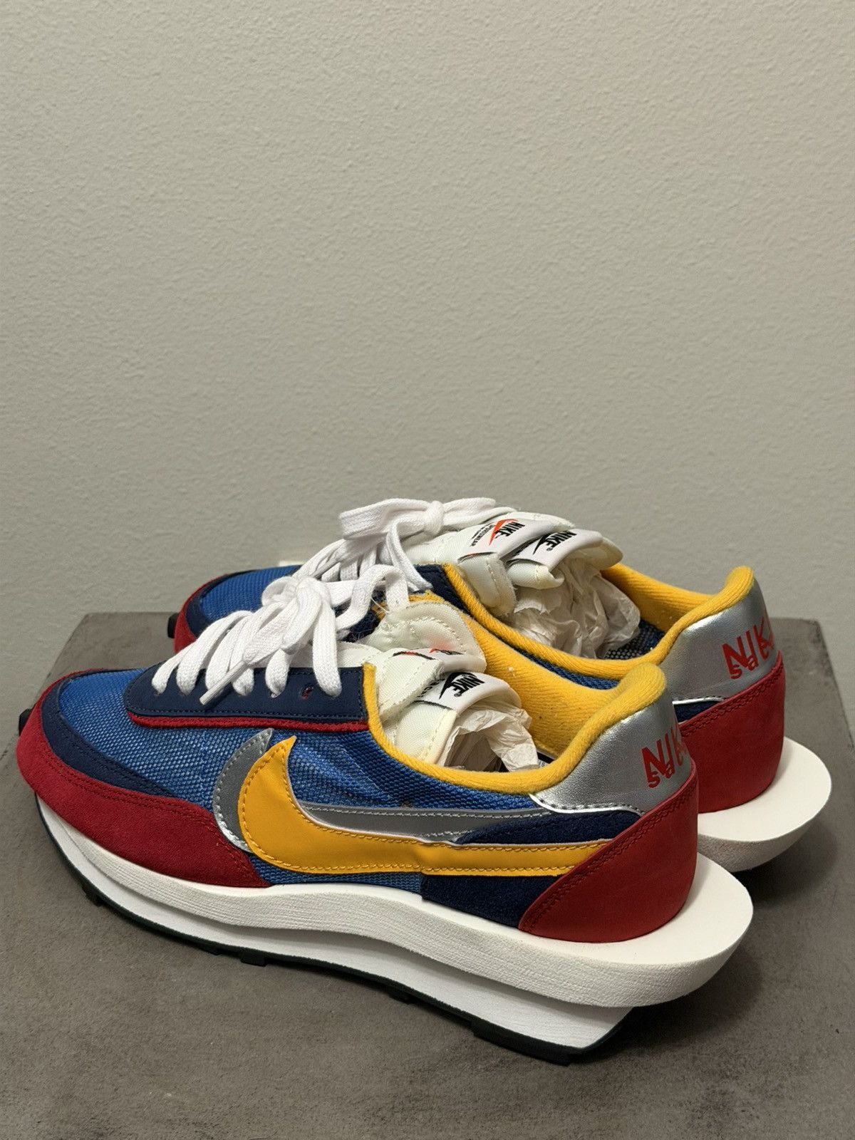 Nike × Sacai Sacai x Nike LD Waffle Varsity Blue Size US 8.5 / EU 41-42 - 3 Thumbnail