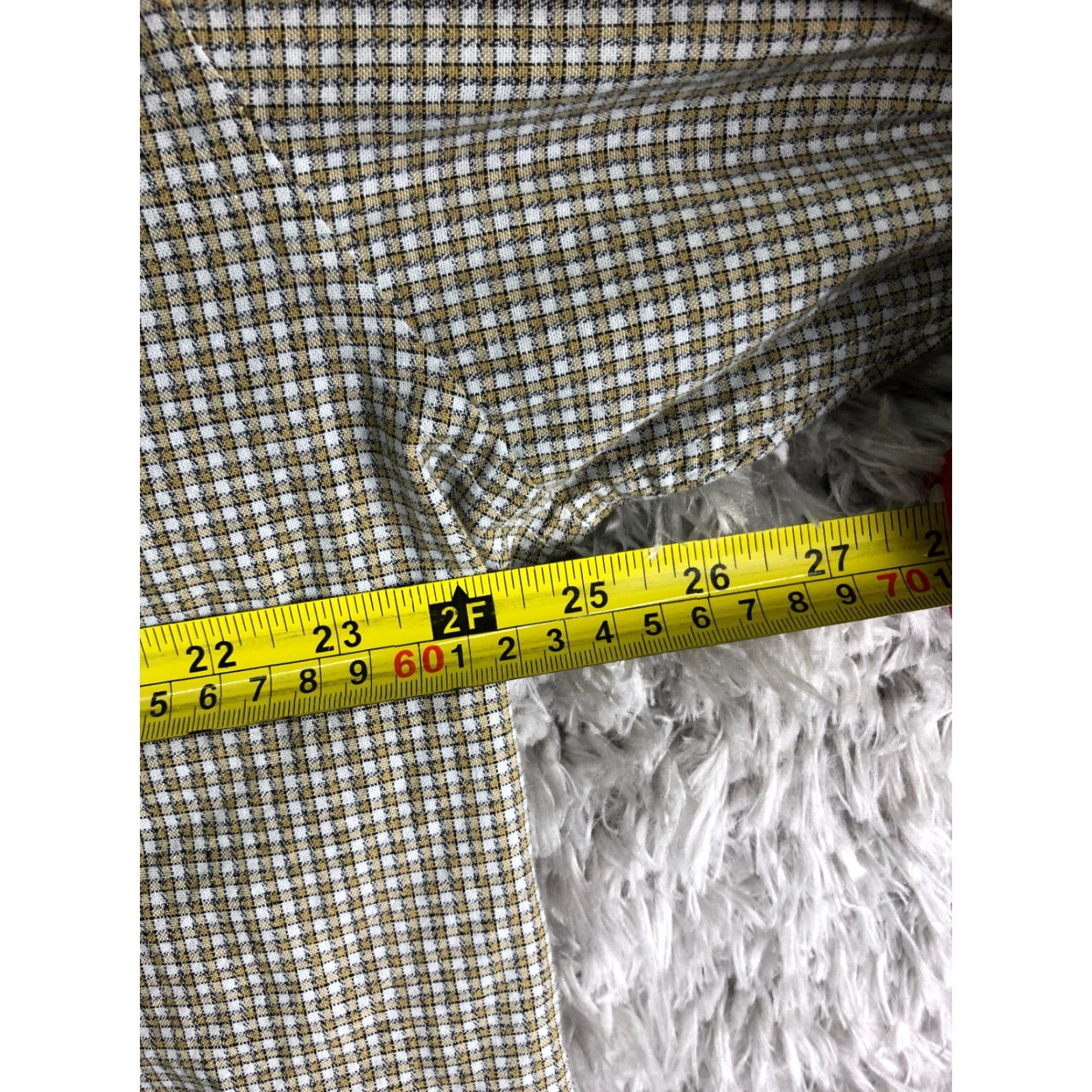 Dockers DOCKERS Mens XL Beige Plaid Long Sleeve Button Down Collar Shirt Size US XL / EU 56 / 4 - 4 Thumbnail