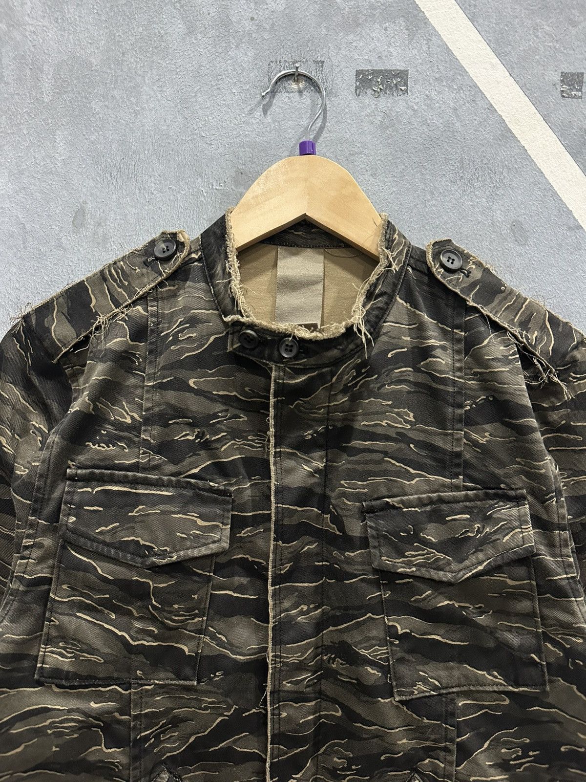 Vintage Military Tiger Stripe Camo Jacket Size US S / EU 44-46 / 1 - 2 Thumbnail