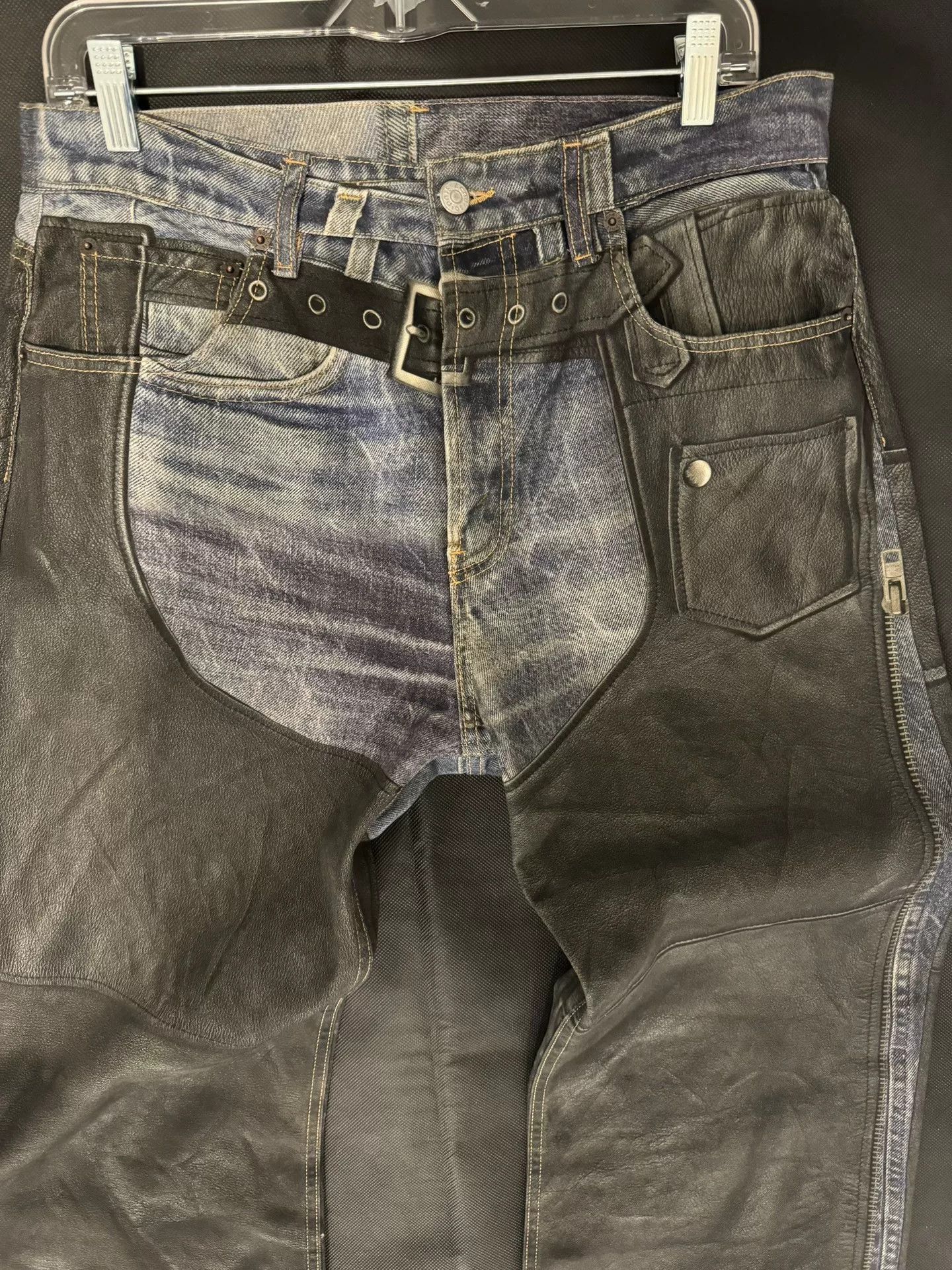 Acne Studios Acne Studios 3D Printed Black Jeans Size US 34 / EU 50 - 3 Thumbnail