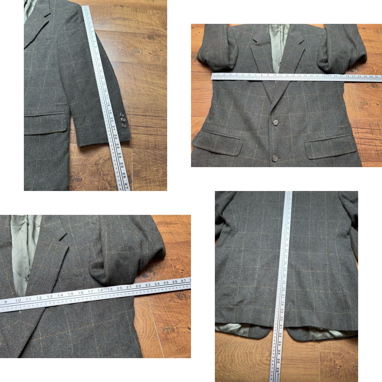 Brooks Brothers VTG Brooks Brothers Sport Coat Mens 41R Herringbone Camel Hair USA Made Blazer - Vintage Size 42R - 8 Thumbnail