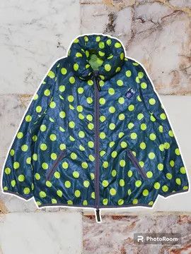 image of Final Home x Issey Miyake Send Offers00S Mercibeaucup Polkadot Green Light Jacket (Size Large)