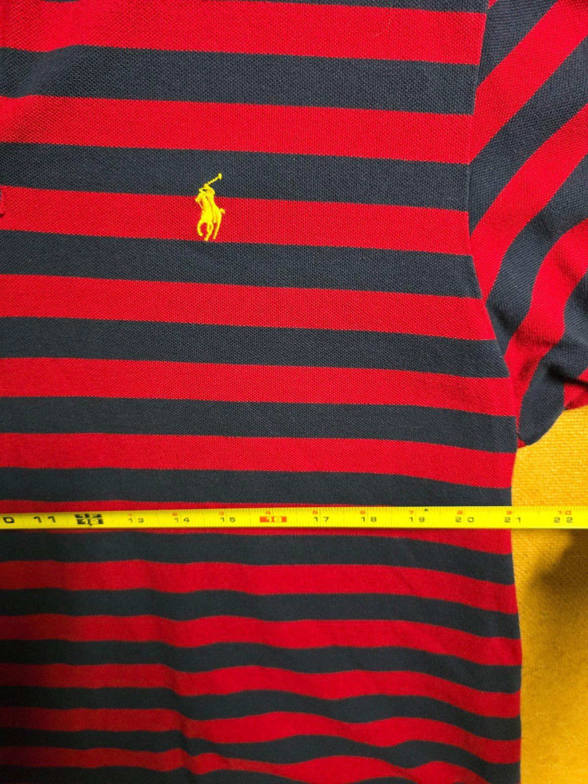 Polo Ralph Lauren Vintage Ralph Lauren Polo Shirt Mens XL Red Stripes Rugby Size US XL / EU 56 / 4 - 4 Thumbnail