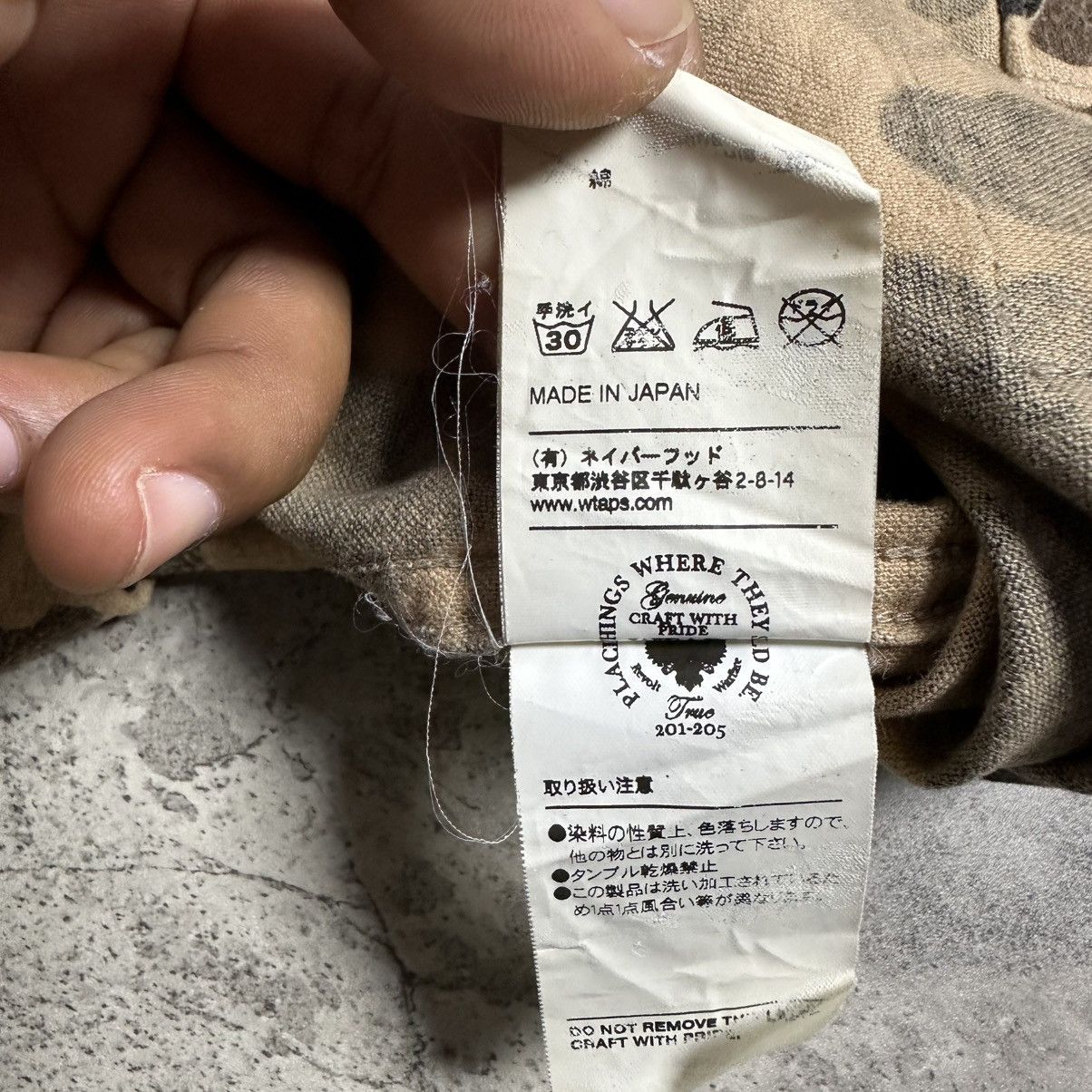 Wtaps Vintage Wtaps Camo Catton Flannel Size US S / EU 44-46 / 1 - 10 Thumbnail