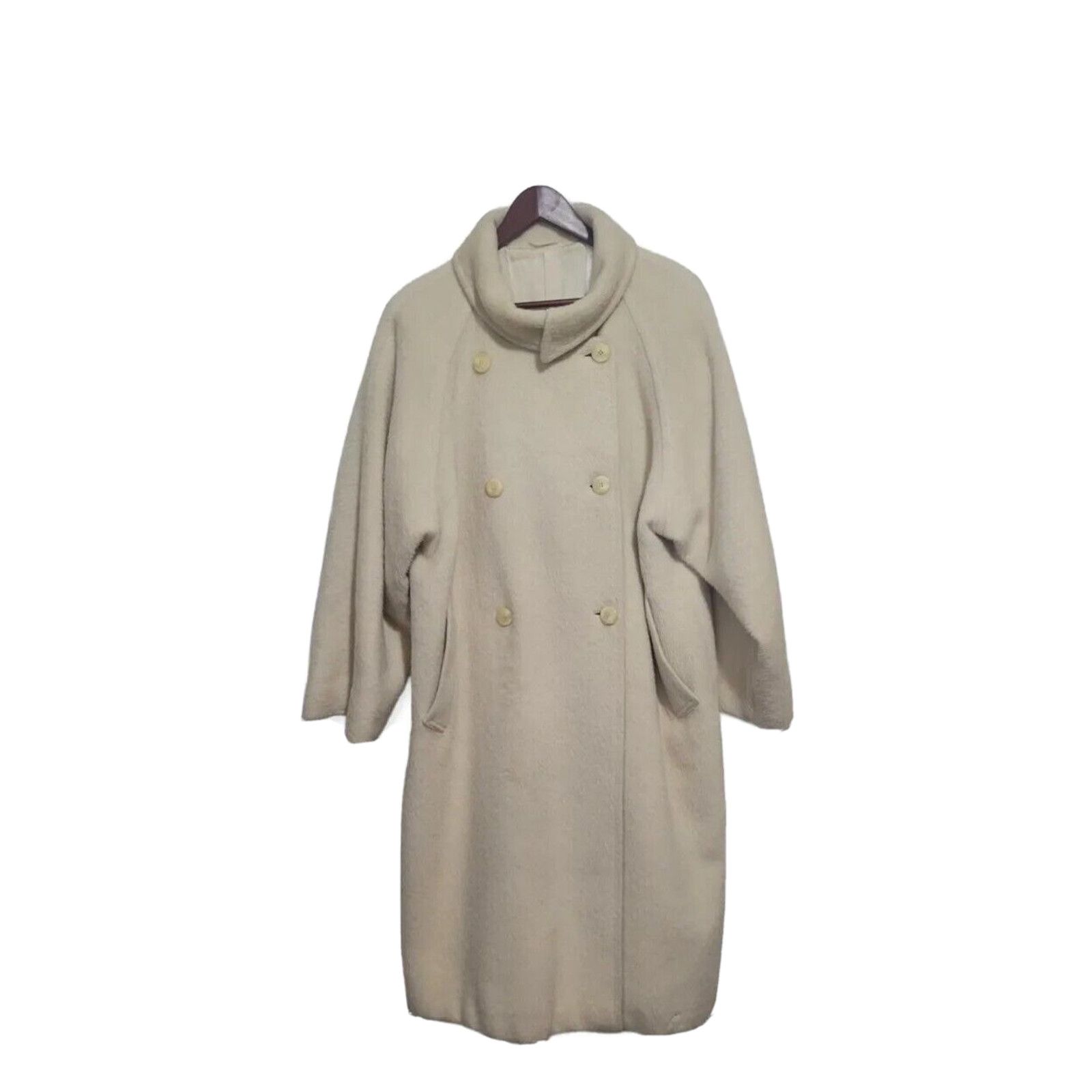 image of Max Mara Women’S Coat Size L/xl - Made In Italy in Beige, Women's