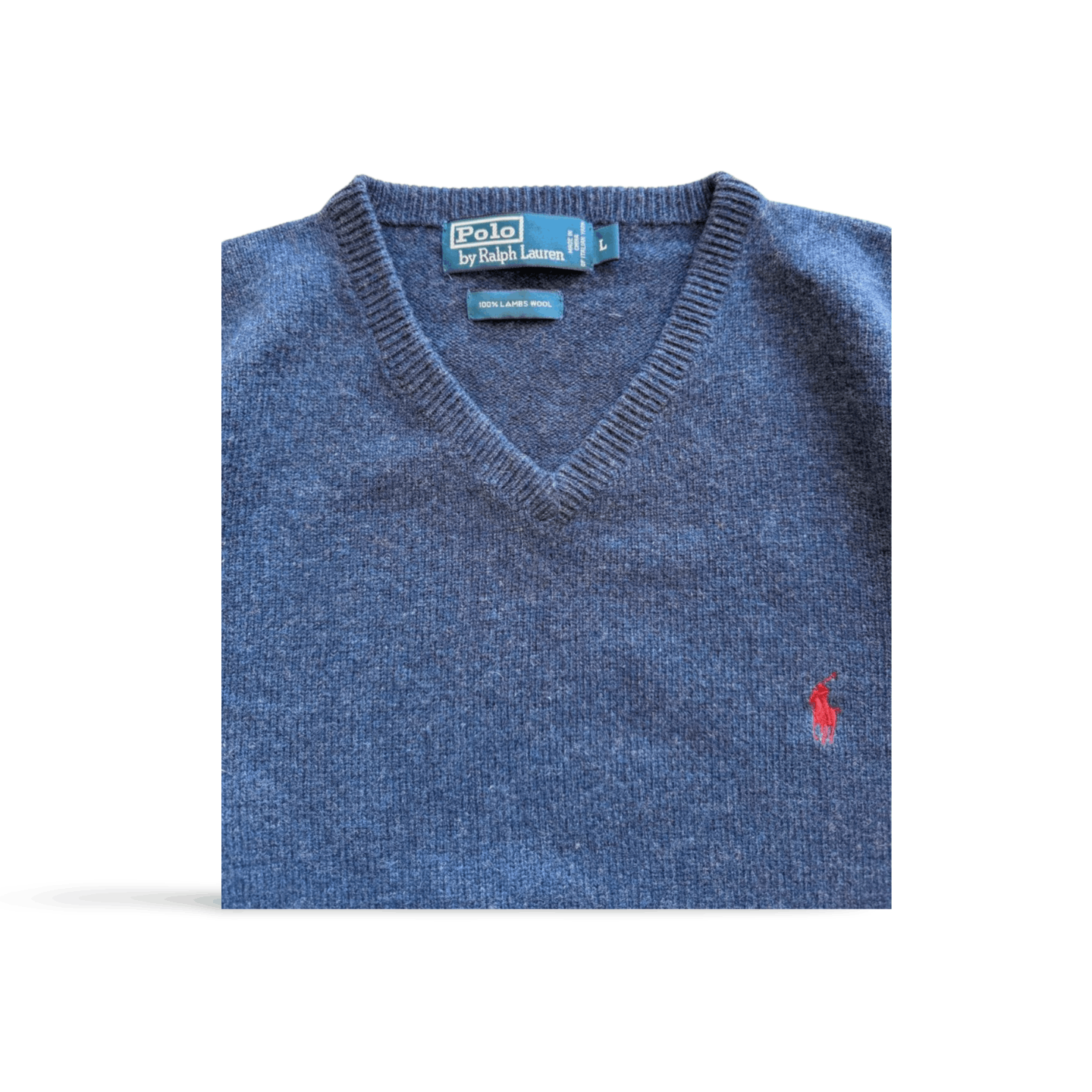Polo Ralph Lauren Vintage Ralph Lauren Lambs Wool Knit Sweater Size US L / EU 52-54 / 3 - 5 Thumbnail