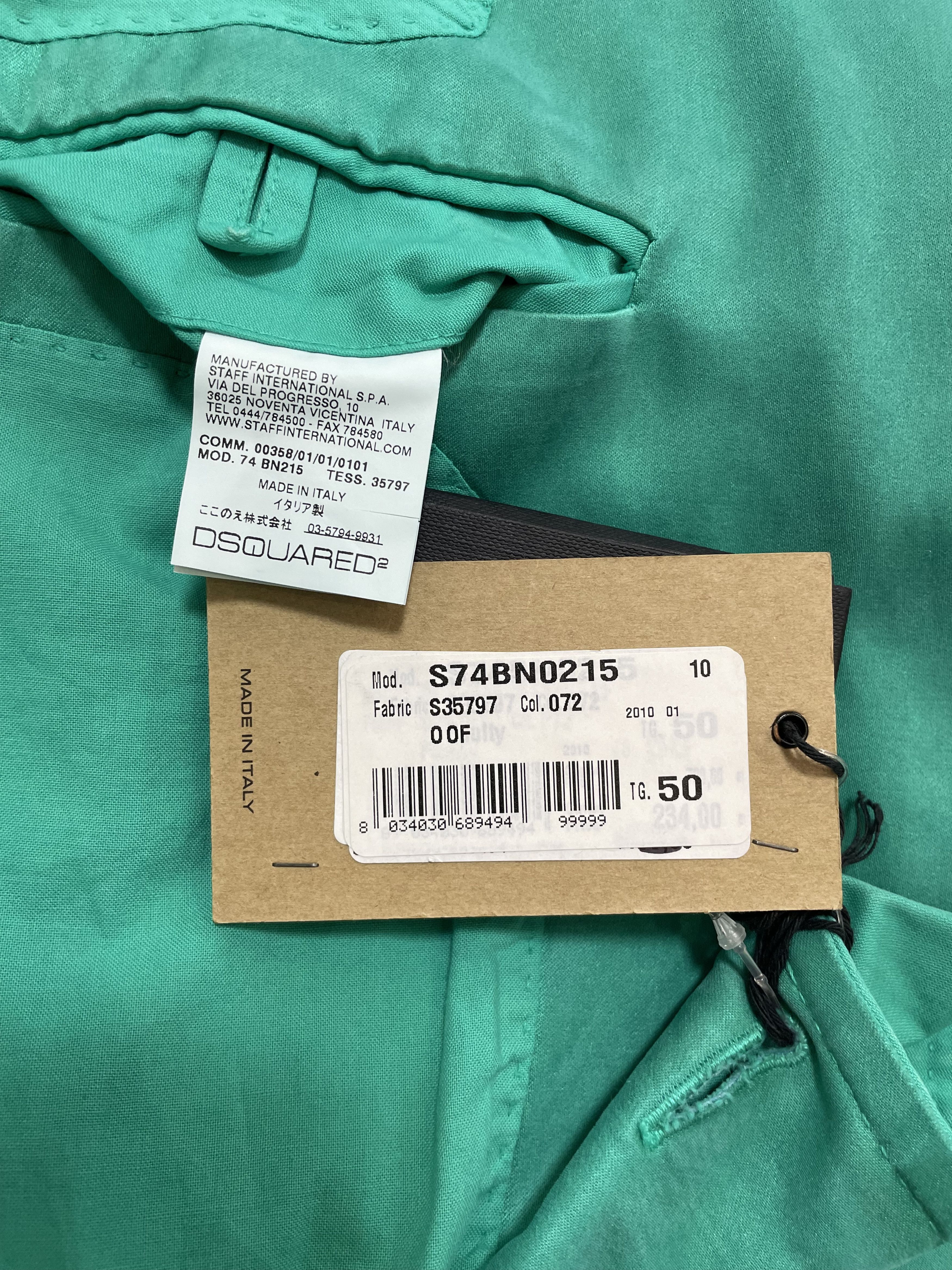 Dsquared2 DSQUARED2 Evening Blazer Jacket Sport Coat Traveller EU50 Size 40R - 11 Thumbnail