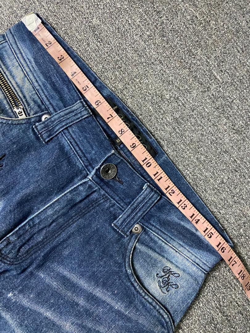 KARL KANI Distressed Denim Jeans (136)