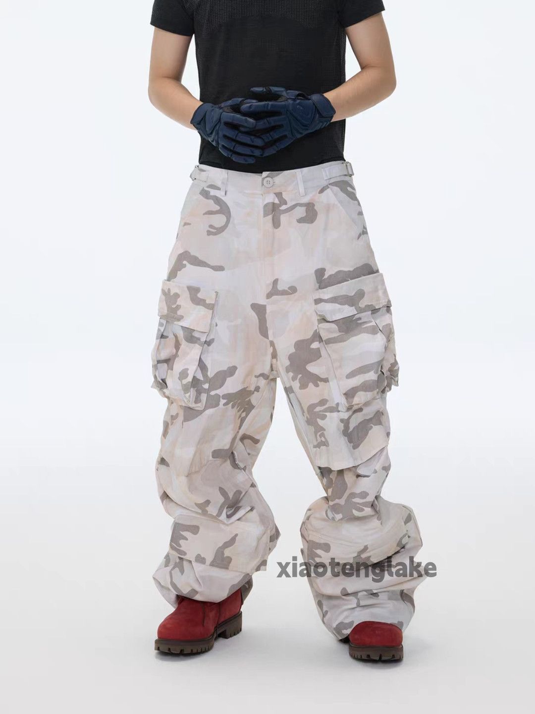 Vintage Unisex outdoor utility military loose hiphop cargo pants Size US 30 / EU 46 - 3 Thumbnail