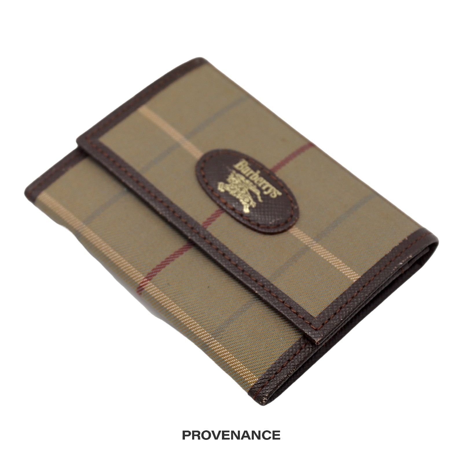 Burberry 🔴 Burberry Horizontal Gusset Snap Coin Wallet - Nova Check Size ONE SIZE - 4 Thumbnail