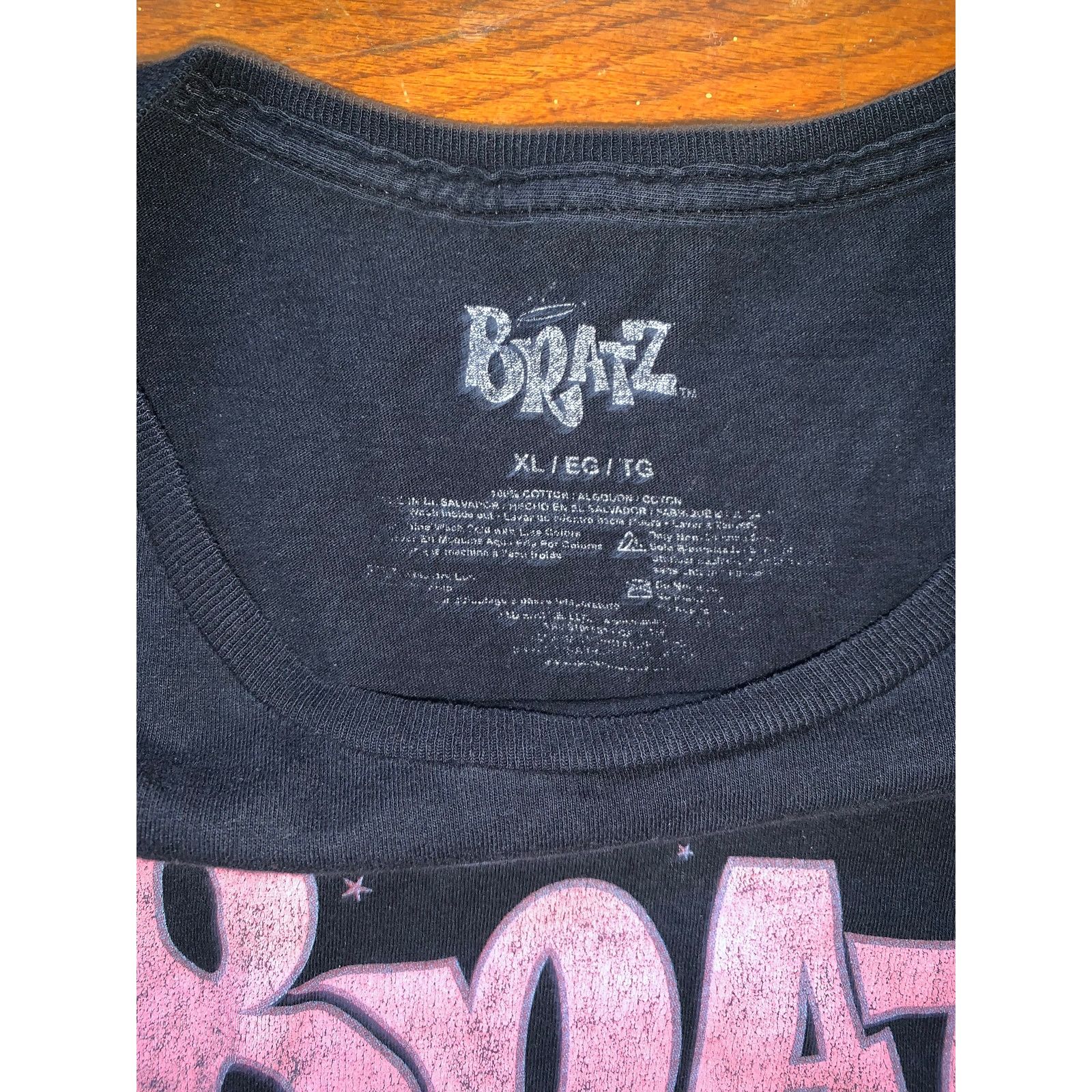 Other Bratz Graphic T-Shirt Mens XL Black Y2K Cartoon Girls Size US L / EU 52-54 / 3 - 3 Thumbnail