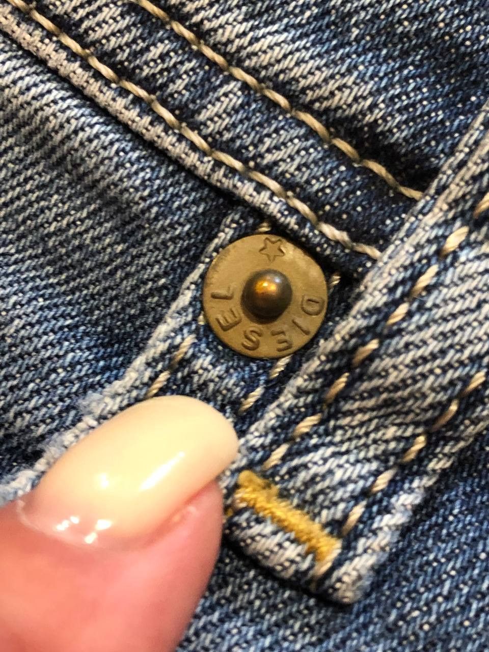 Diesel vintage blue jeans Diesel crazy Y2K size 33 streetwear Size US 33 - 6 Thumbnail