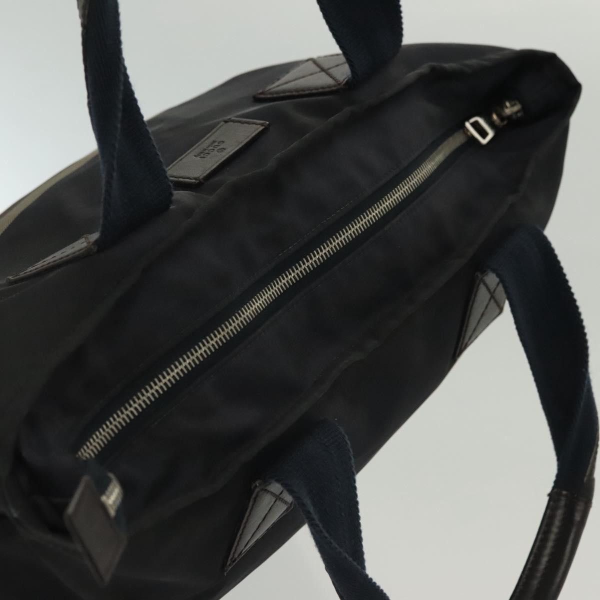 Gucci GUCCI Diamante Hand Bag Nylon Navy Gray Silver Size ONE SIZE - 7 Thumbnail