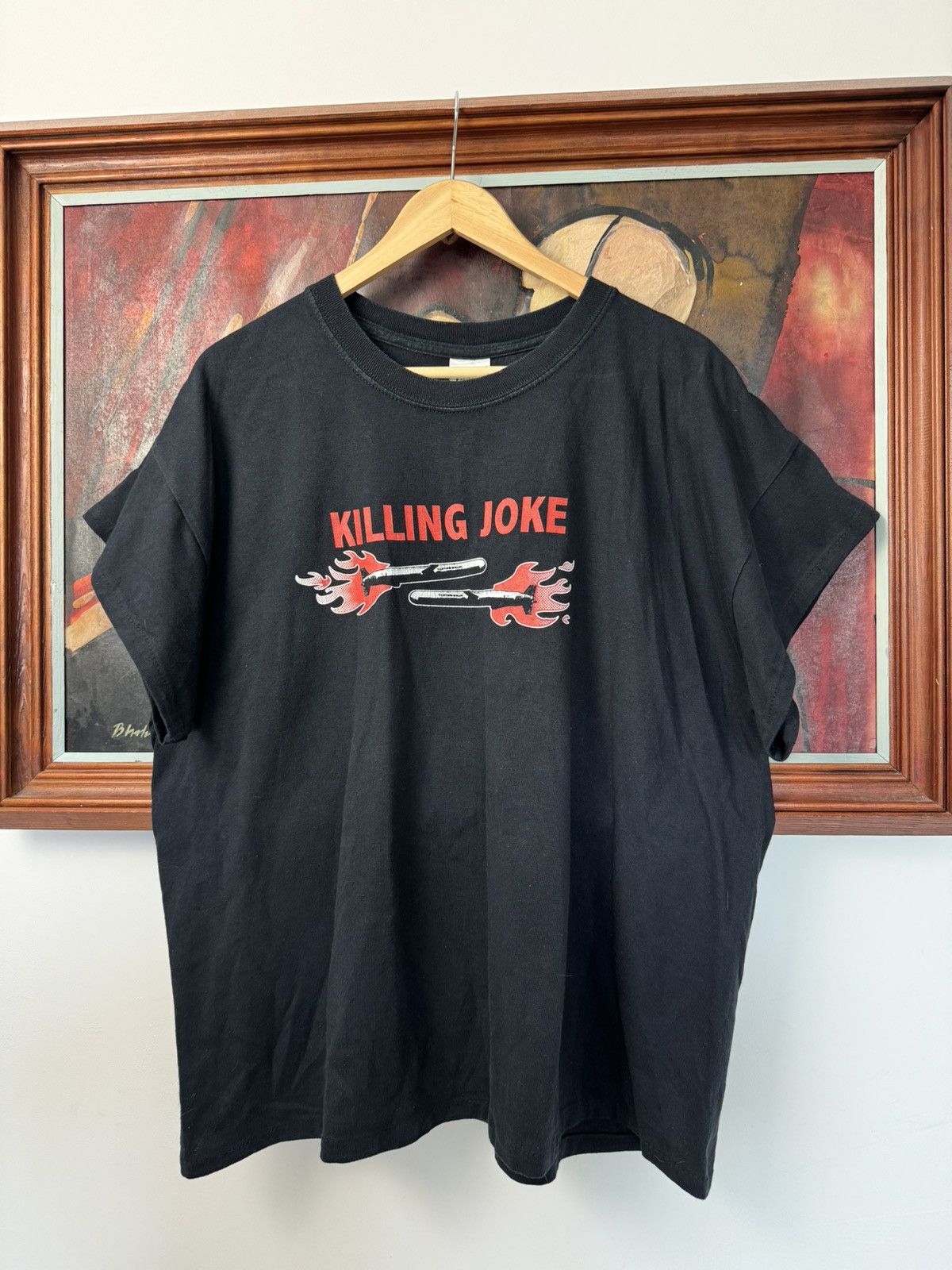 Band Tees Killing Joke Shirt Post Punk Vintage Band Tee Y2K Rare Print Size US XL / EU 56 / 4 - 1 Thumbnail