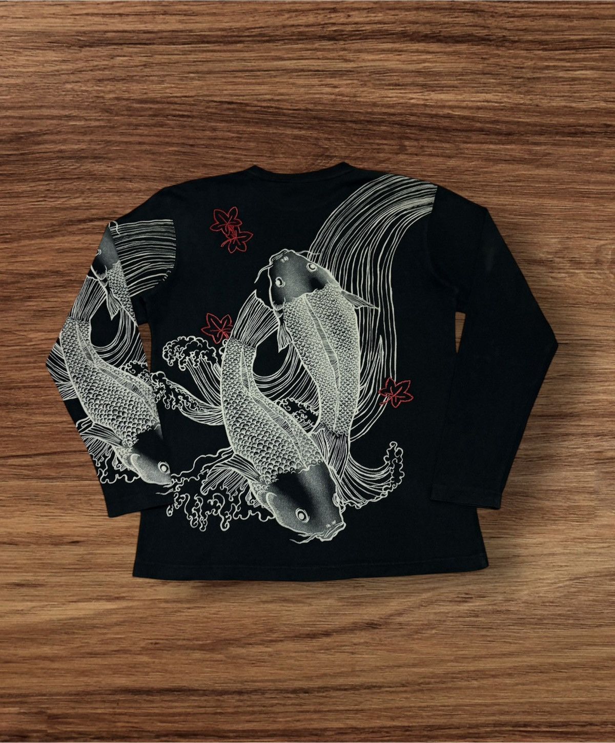 Japanese Brand Japanese Brand Sukajan Over Print Long Sleeve T-Shirt Size US M / EU 48-50 / 2 - 1 Thumbnail